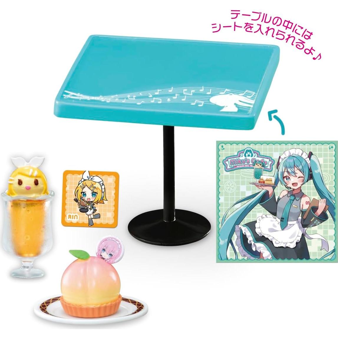 Figura de Intercambio Re-ment Hatsune Miku Cafetería 1/8