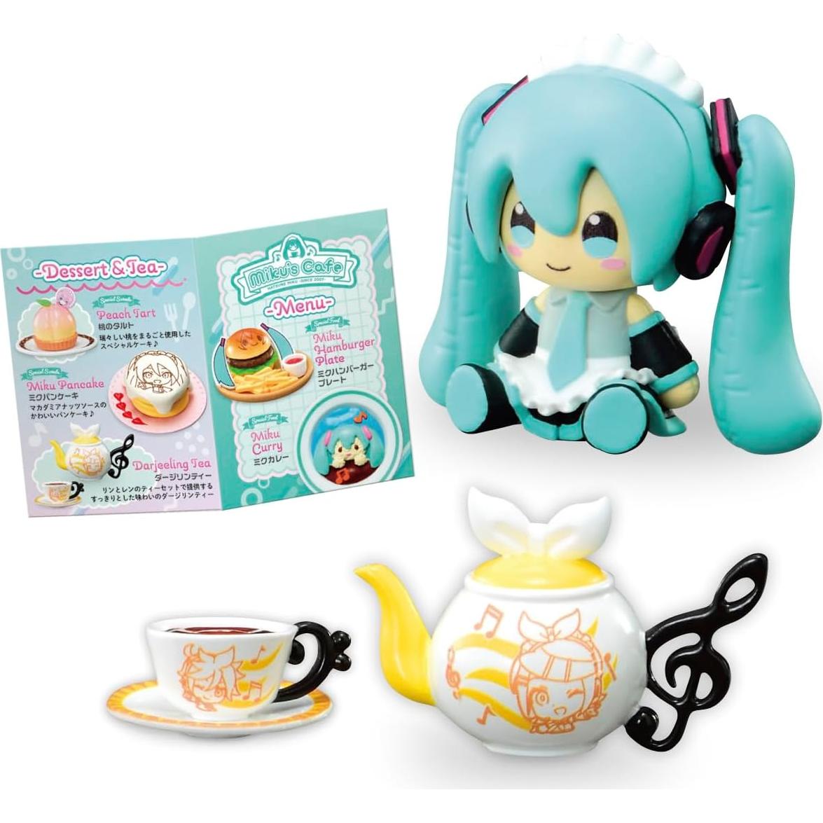 Figura de Intercambio Re-ment Hatsune Miku Cafetería 1/8