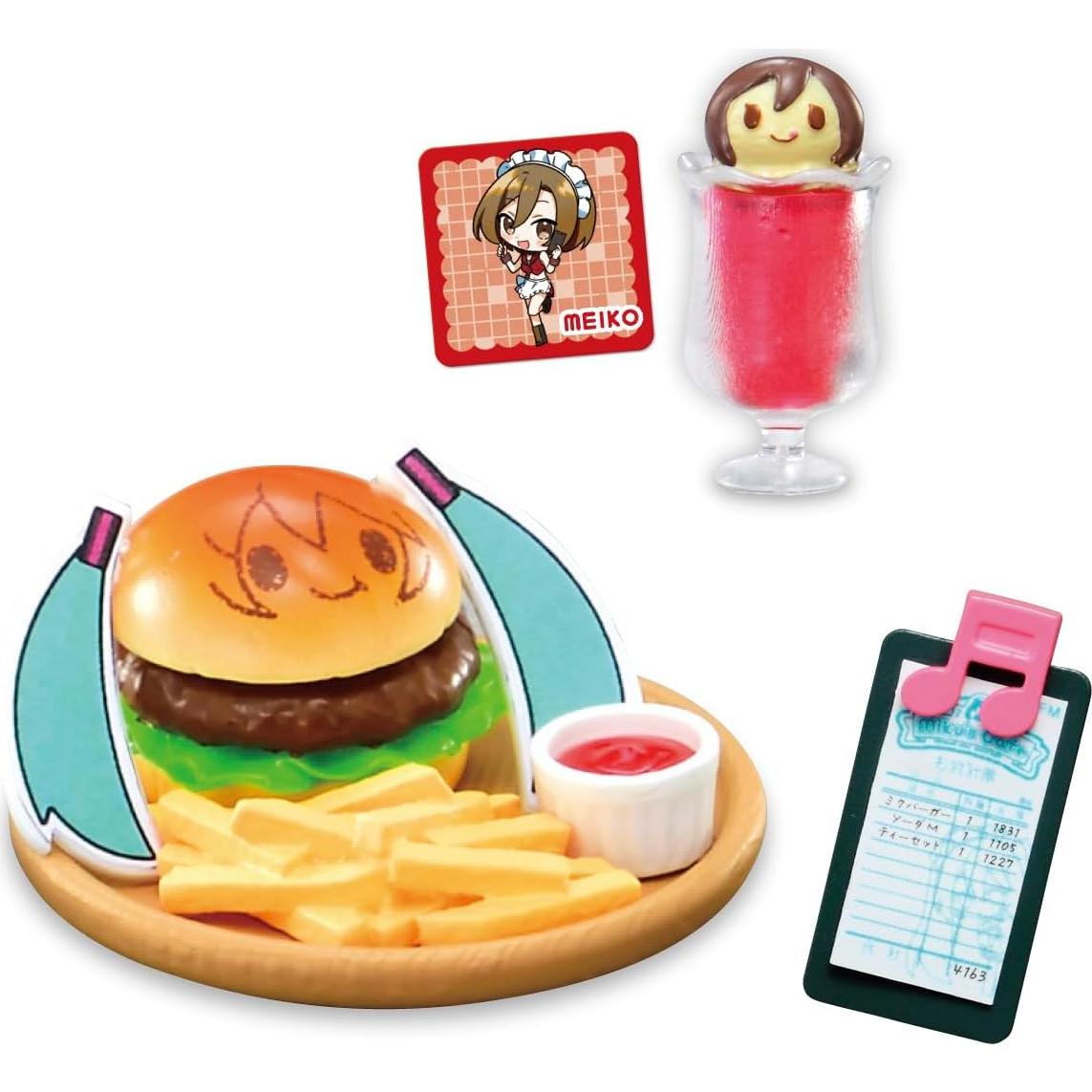 Figura de Intercambio Re-ment Hatsune Miku Cafetería 1/8