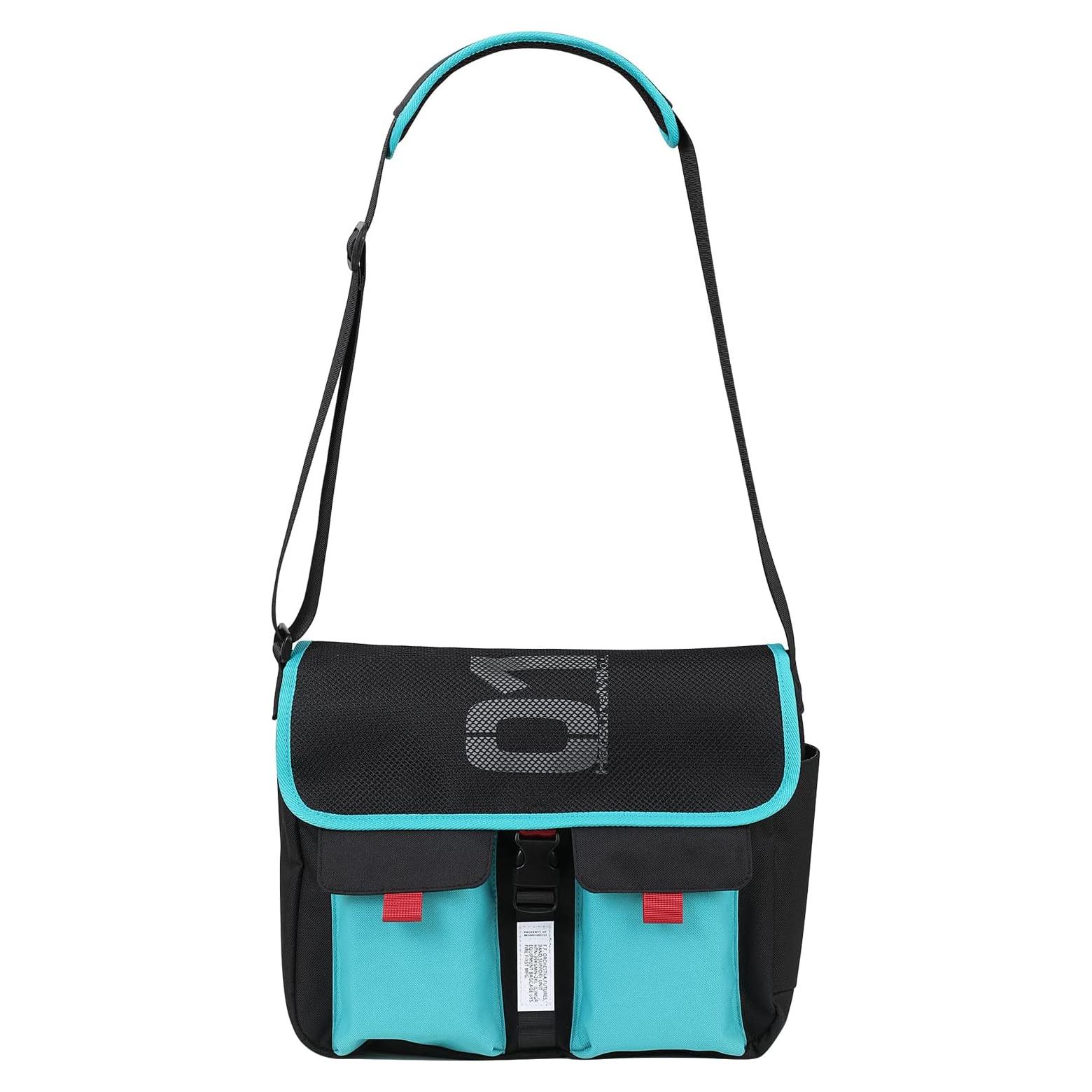 Bolsa de Mensajero FIREFIRST Hatsune Miku Verde 29x26x9 cm