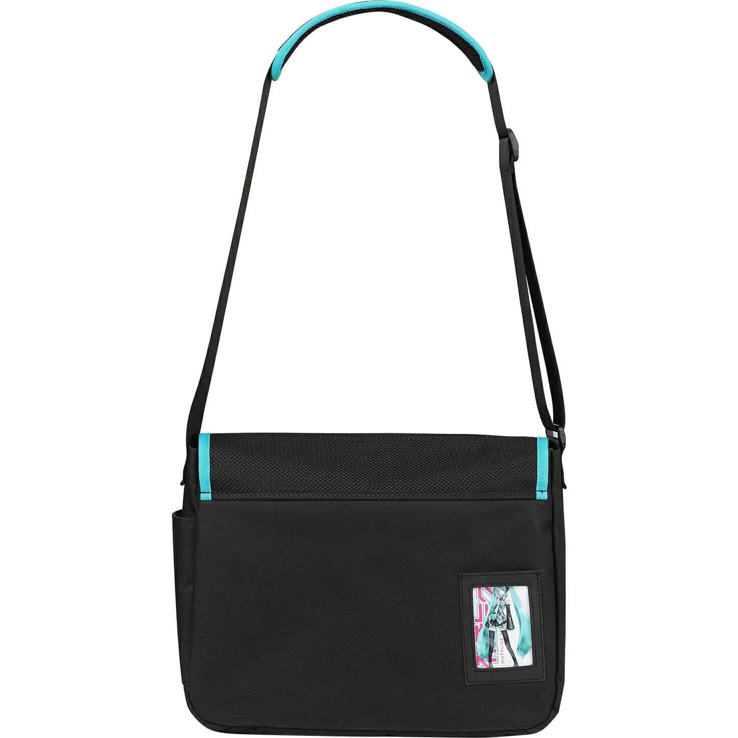 Bolsa de Mensajero FIREFIRST Hatsune Miku Verde 29x26x9 cm
