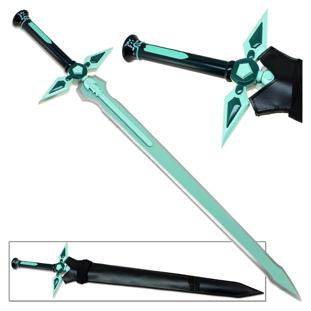 Espada Kirito Elucidator SAO 104 cm Acero Carbono con Funda