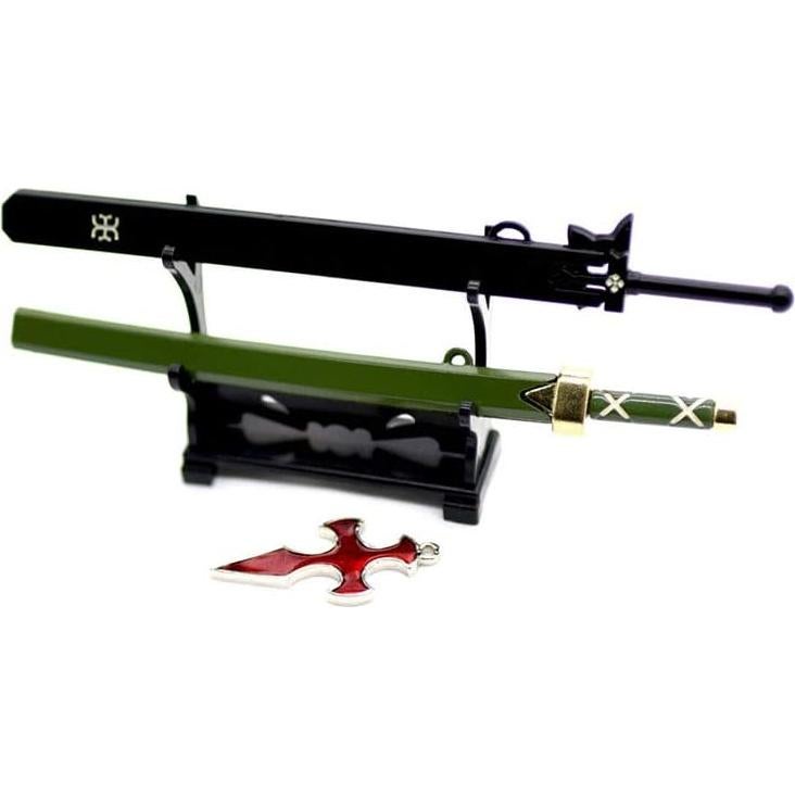 Conjunto Collar Krito y Asuna Sword Art Online Metal 20.5cm