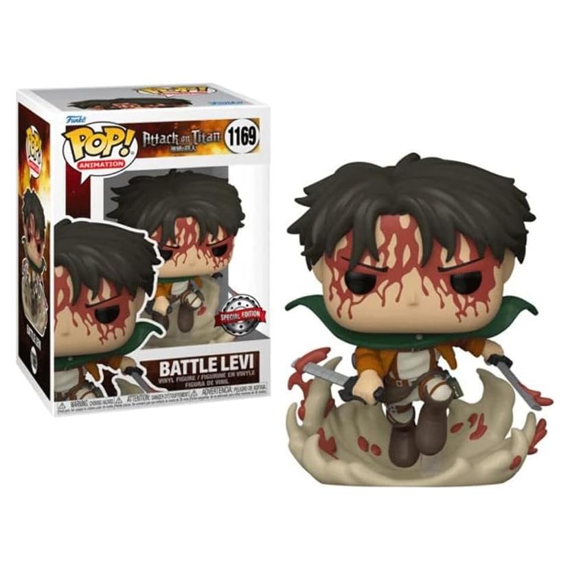 Figura Funko Pop! 1169 Levi Batalla Ataque a los Titanes