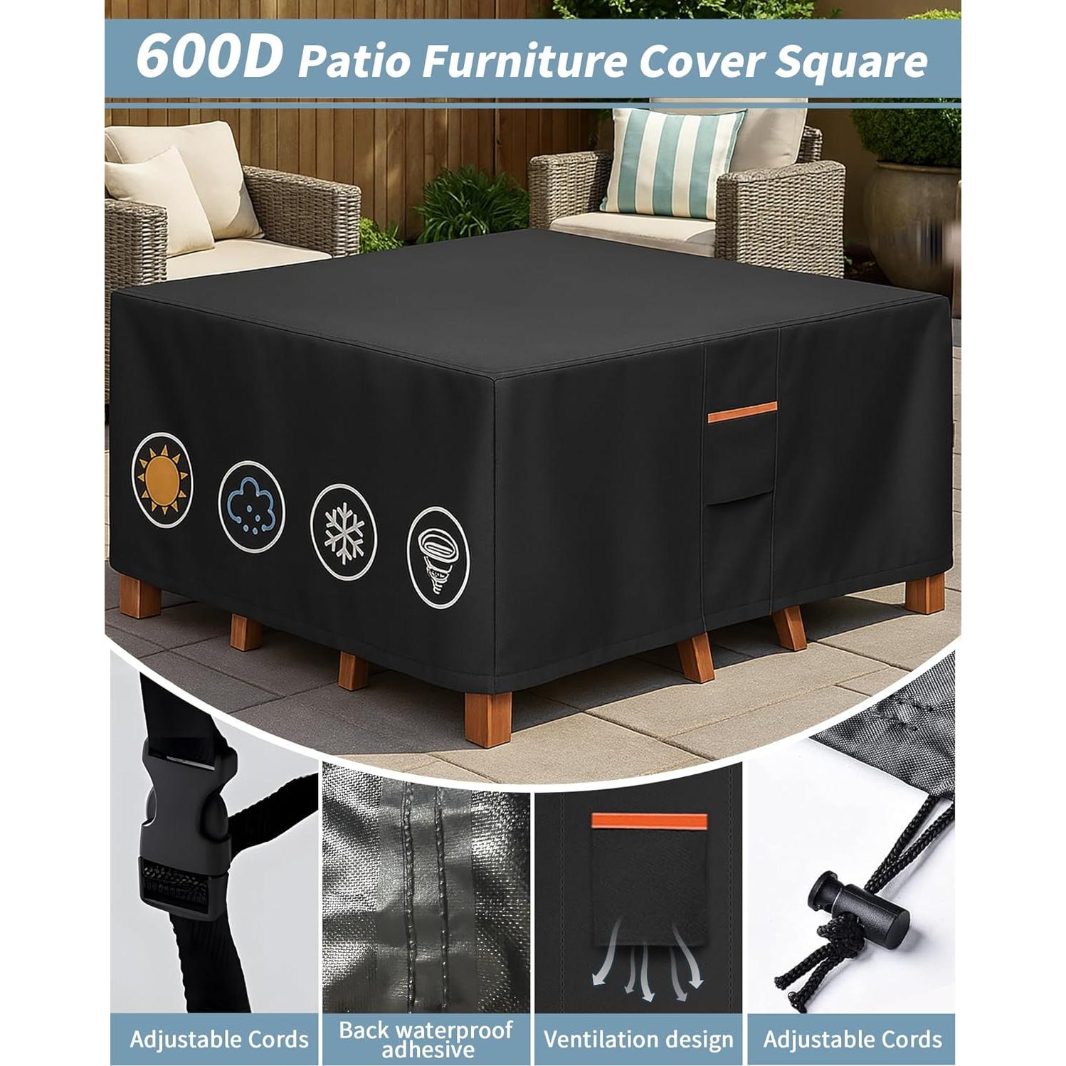 Cubierta Impermeable para Muebles de Patio BRUXOLAY 269 cm