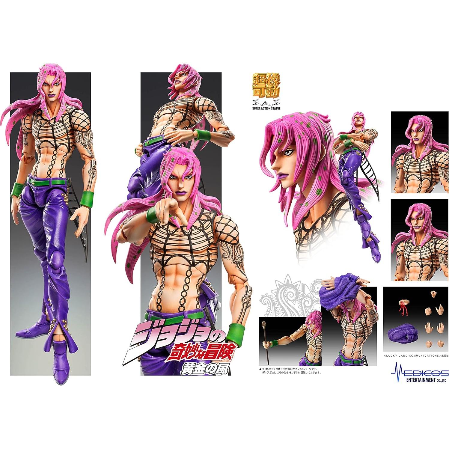Figura de Acción Diavolo MediCos JoJo's Bizarre Adventure 15.24 cm