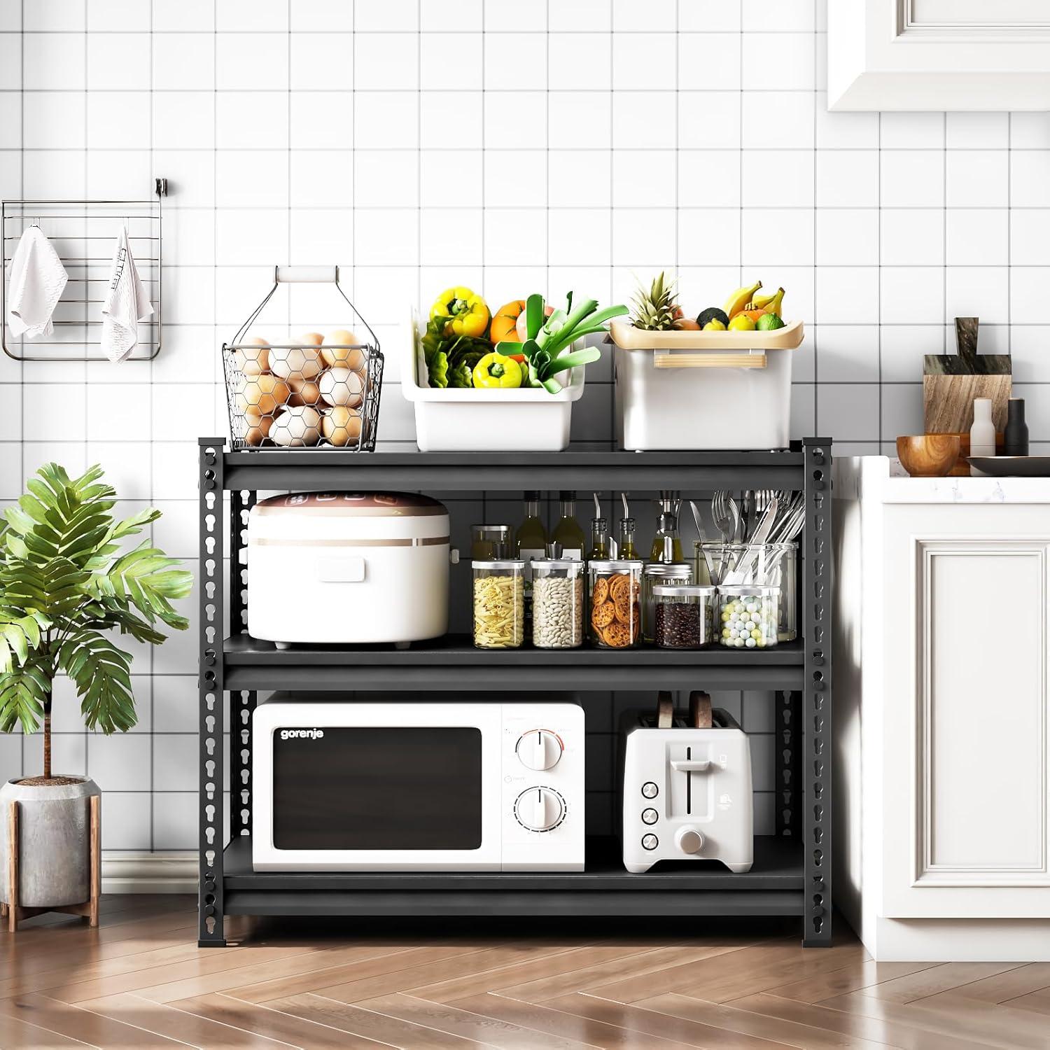 Estantería de Garaje SDXYSTCE 3 Niveles 599.7 kg Negra