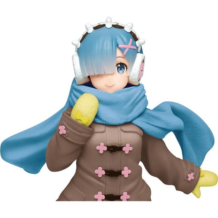 Figura Re:Zero Taito Rem Abrigo de Invierno 20 cm