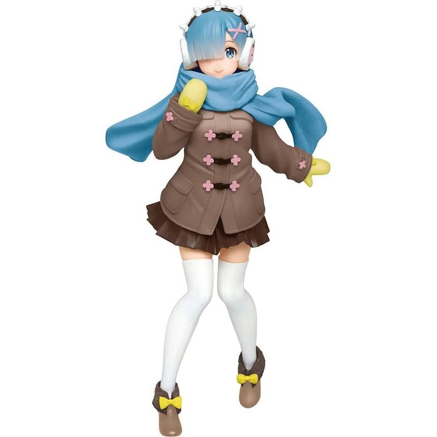 Figura Re:Zero Taito Rem Abrigo de Invierno 20 cm