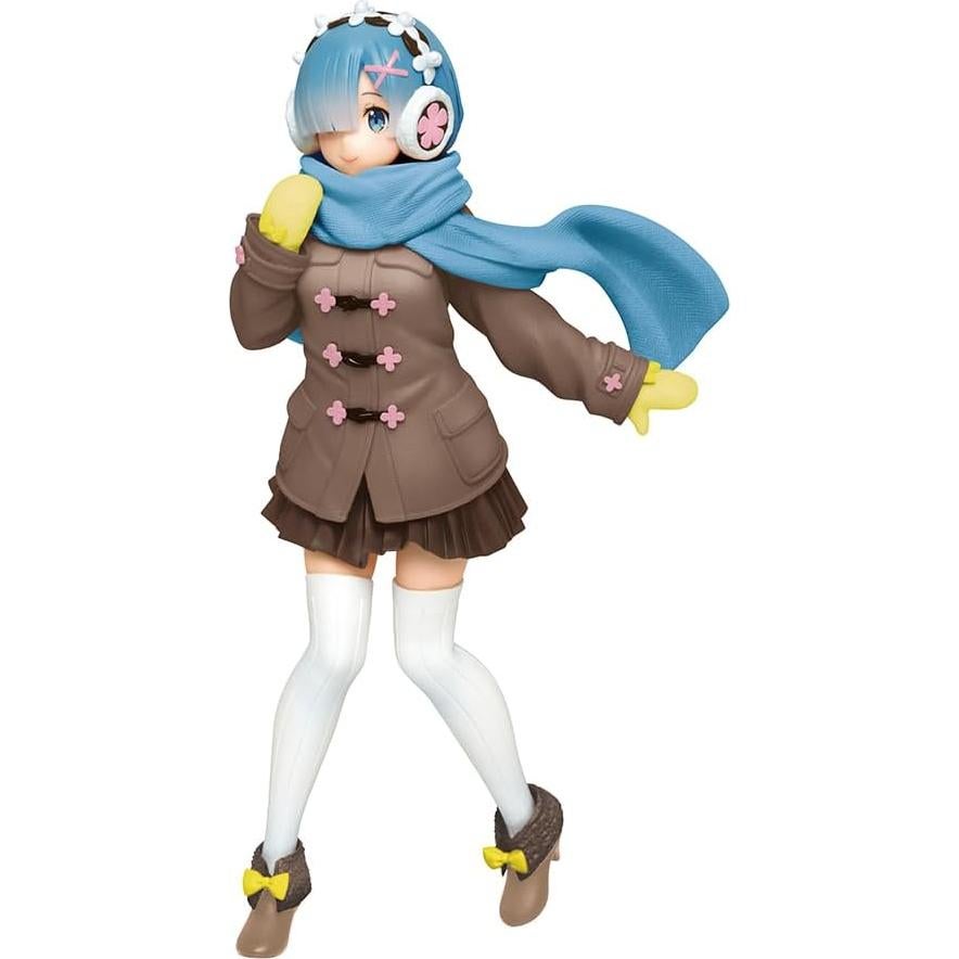 Figura Re:Zero Taito Rem Abrigo de Invierno 20 cm
