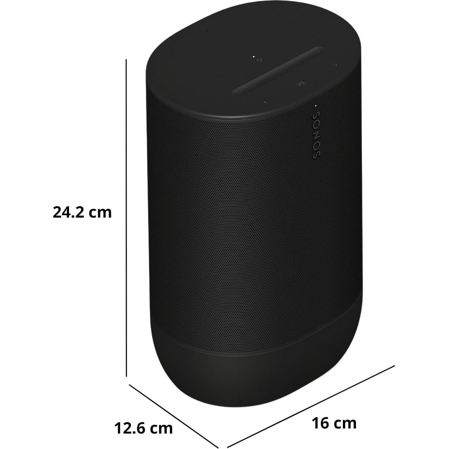 Altavoz Bluetooth Sonos Move 2 - Negro - Resistente al agua