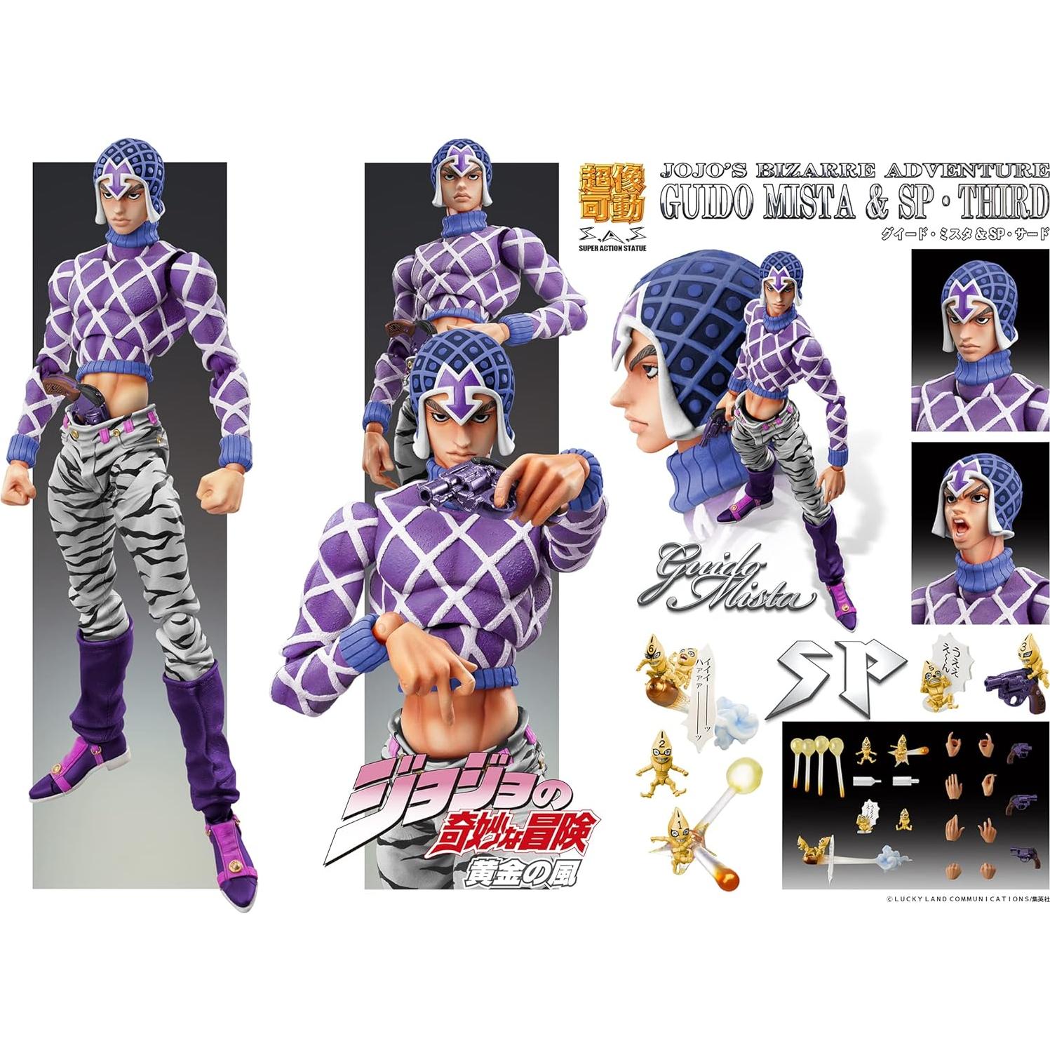 Figura de acción Guido Mista Medicos 15.24 cm JoJo's Bizarre Adventure