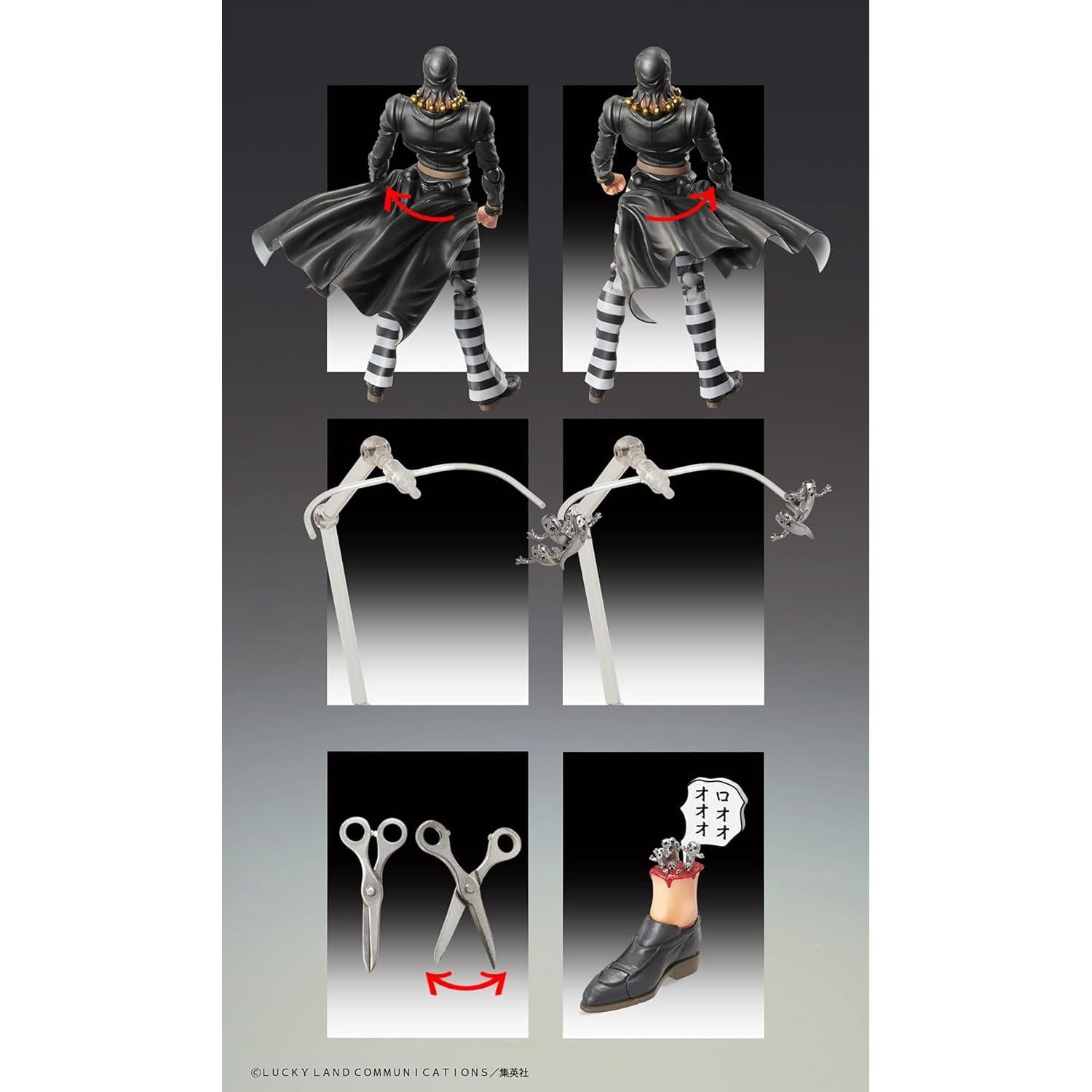 Figura de Acción Risotto Nero Medicos 15.24 cm JoJo's Bizarre Adventure