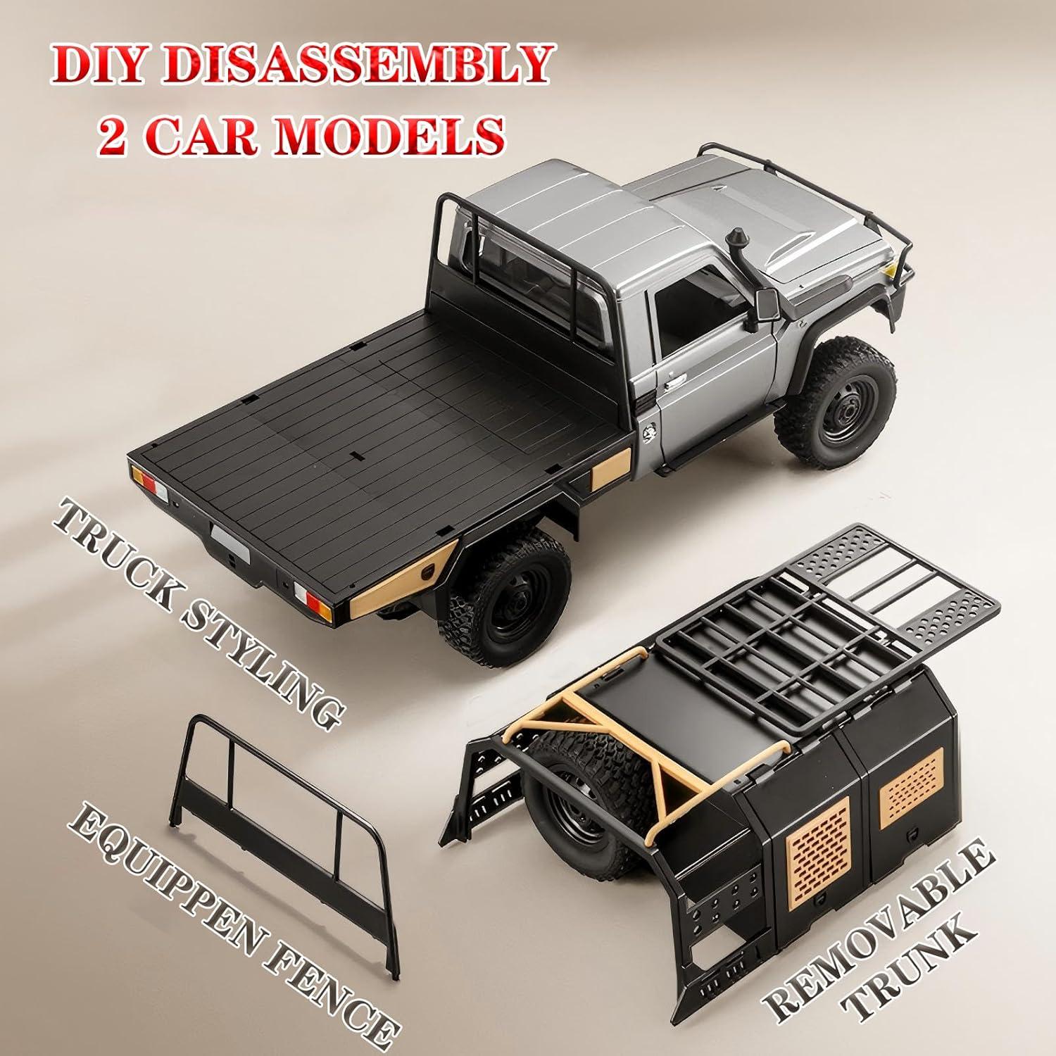 Coche RC Todo Terreno YAZHIYI MN82S 4WD 2 Velocidades 1/12