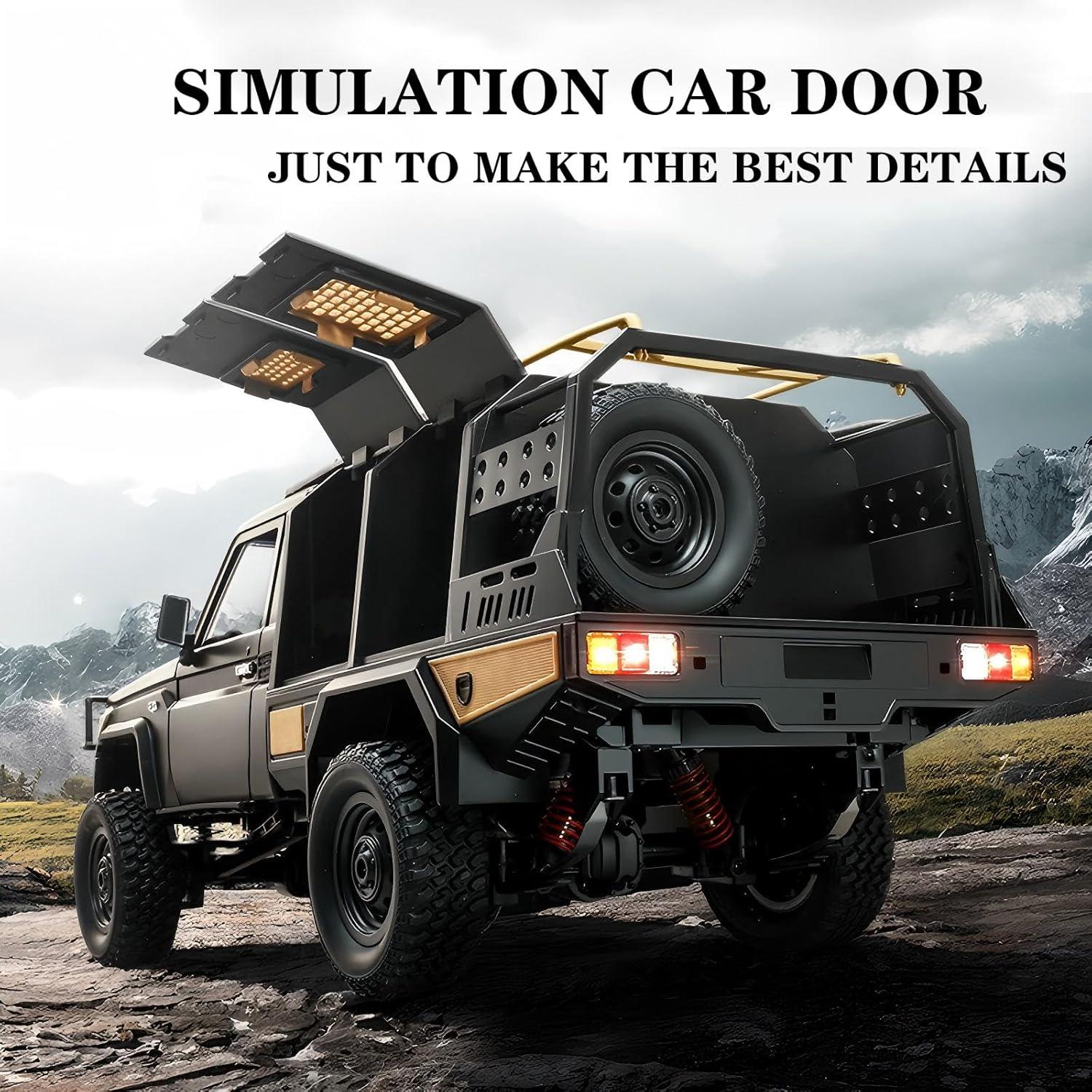 Coche RC Todo Terreno YAZHIYI MN82S 4WD 2 Velocidades 1/12