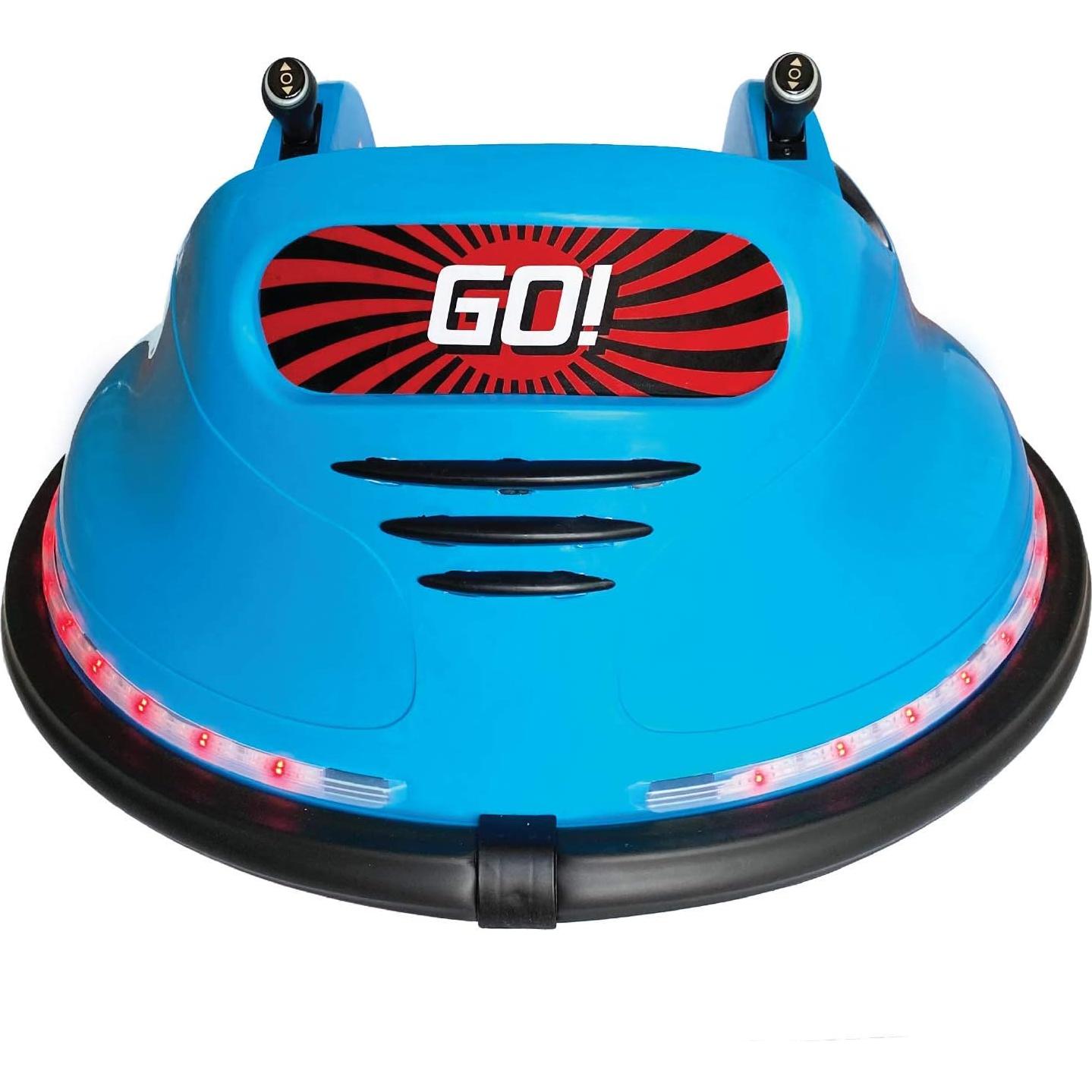 Coche de Choque Eléctrico RC La Fábrica de Burbujas Azul 68.58cm