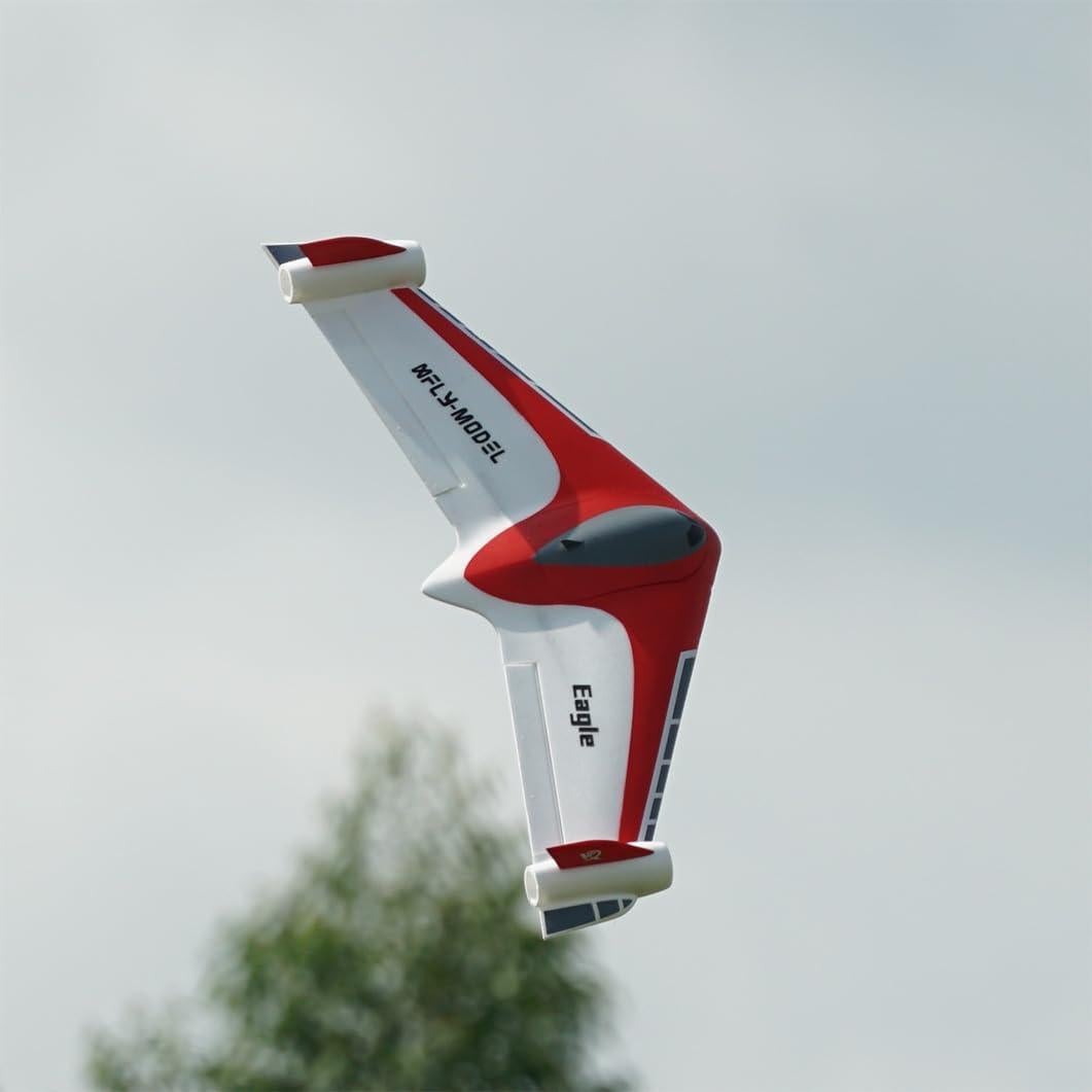 Avión RC XFly Eagle Twin 40mm EDF Ala Voladora Rojo