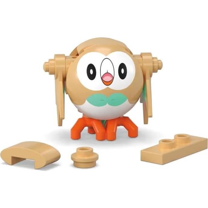 Juguete de Construcción Pokémon Rowlet Mattel 24 Piezas