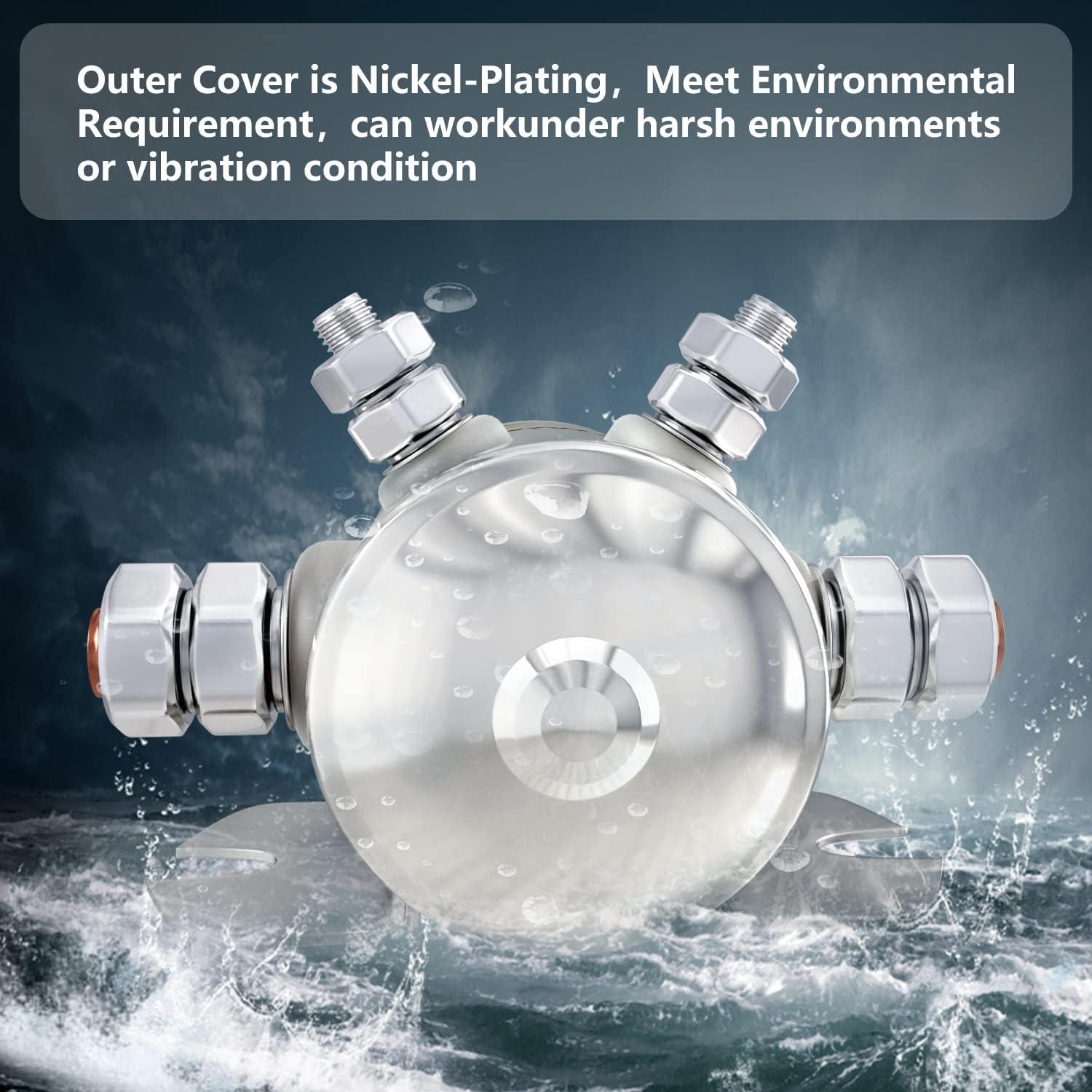 Relé de Solenoide Newdeli 300A 12VDC para Carritos de Golf