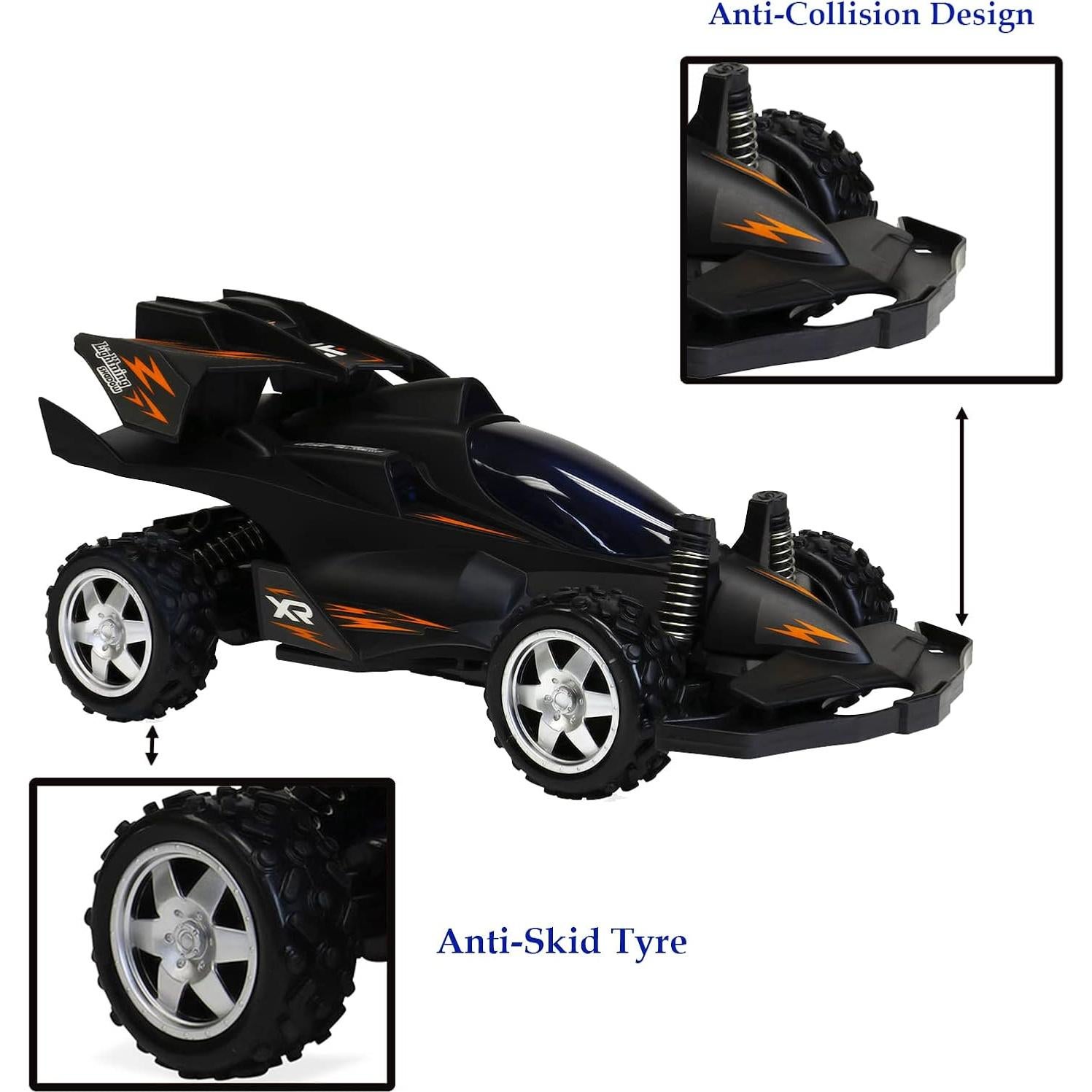 Coche de Control Remoto 4WD Wangfeng Todo Terreno Negro