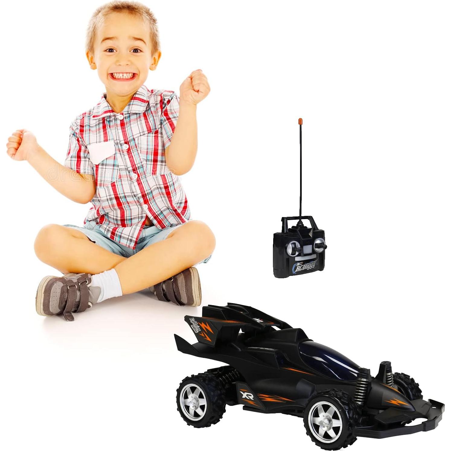 Coche de Control Remoto 4WD Wangfeng Todo Terreno Negro