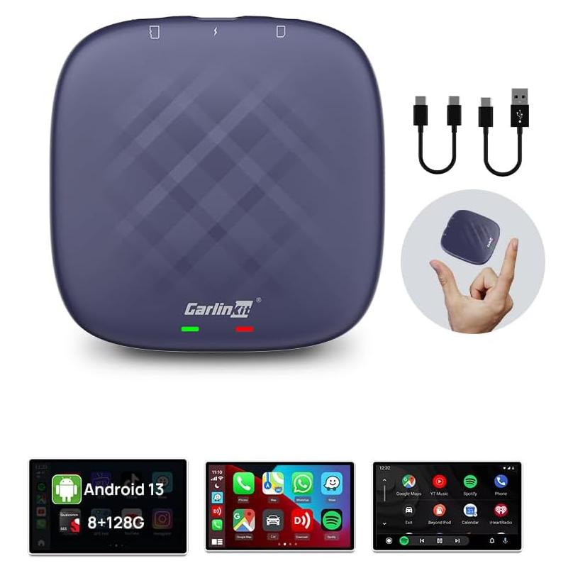 Adaptador Carlinkit AI Box Max Plus para CarPlay y Android 13.0