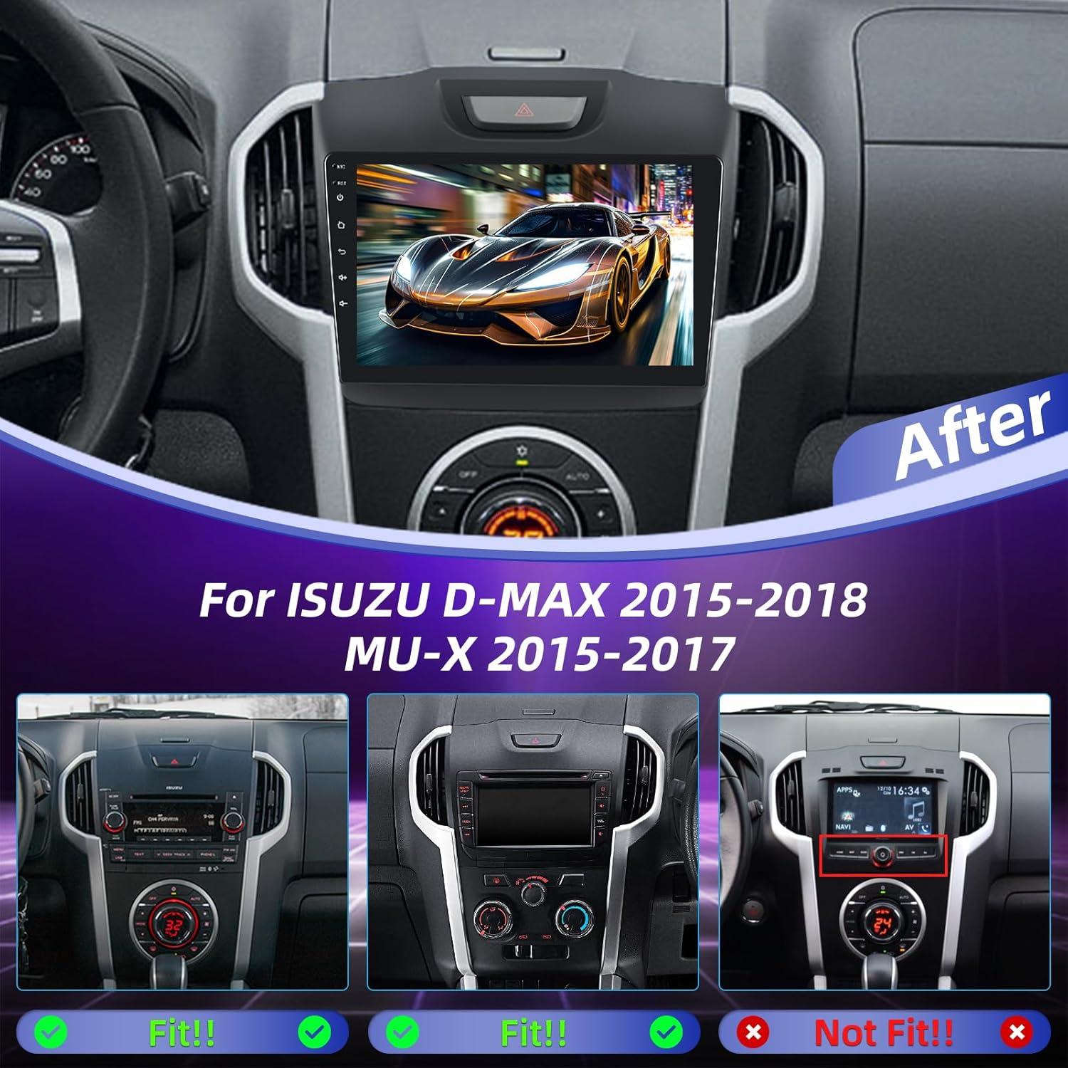Radio de Coche EKAT para Isuzu D-MAX/MU-X 2015-2018 - 9" Android 13