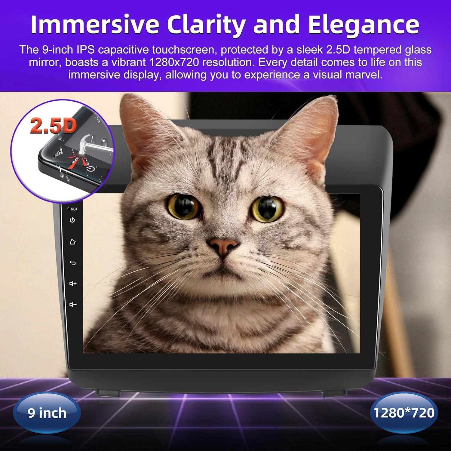 Radio de Coche EKAT para Isuzu D-MAX/MU-X 2015-2018 - 9" Android 13