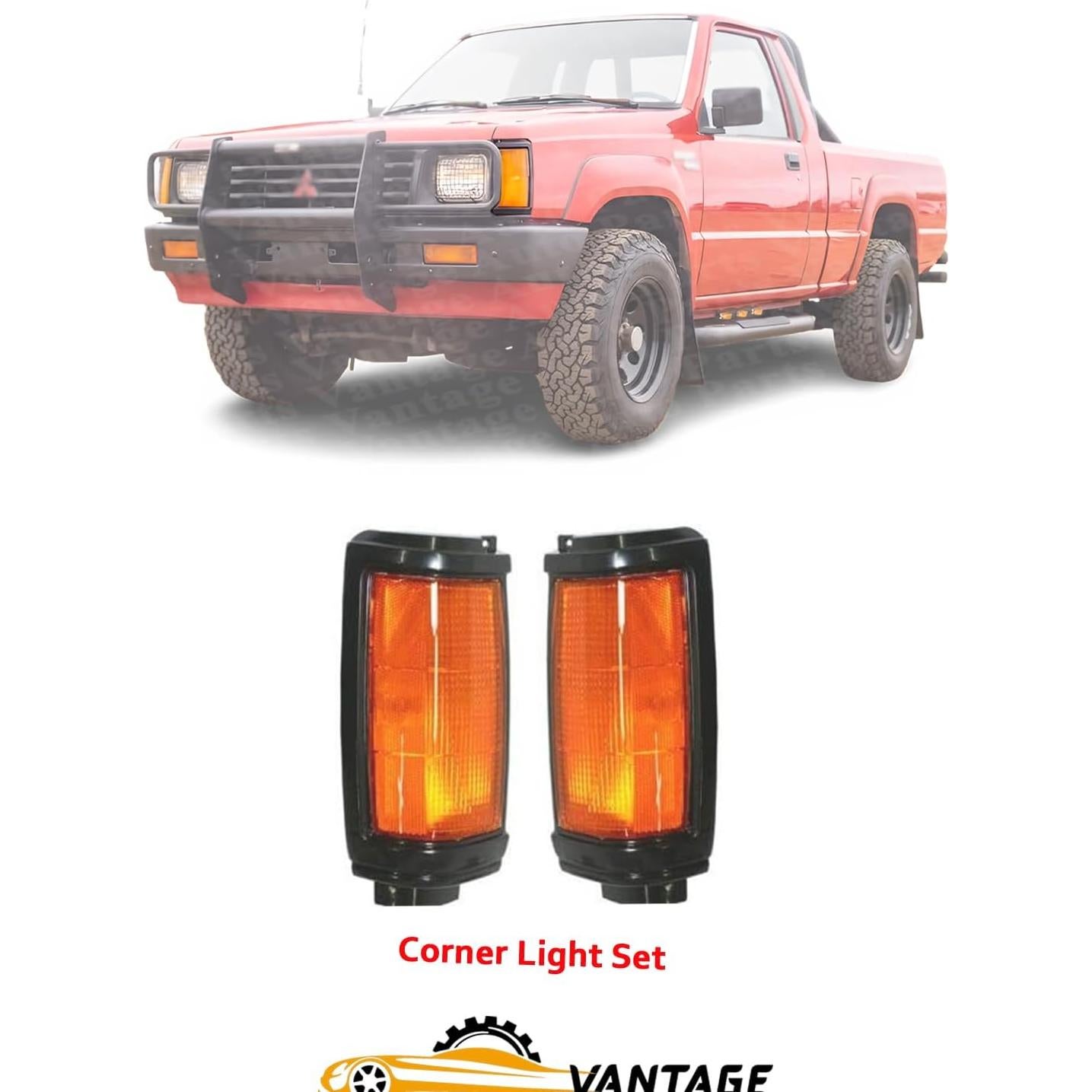 Juego de 2 Luces de Esquina Frontales Vantage para Mitsubishi Mighty Max 1987-1996
