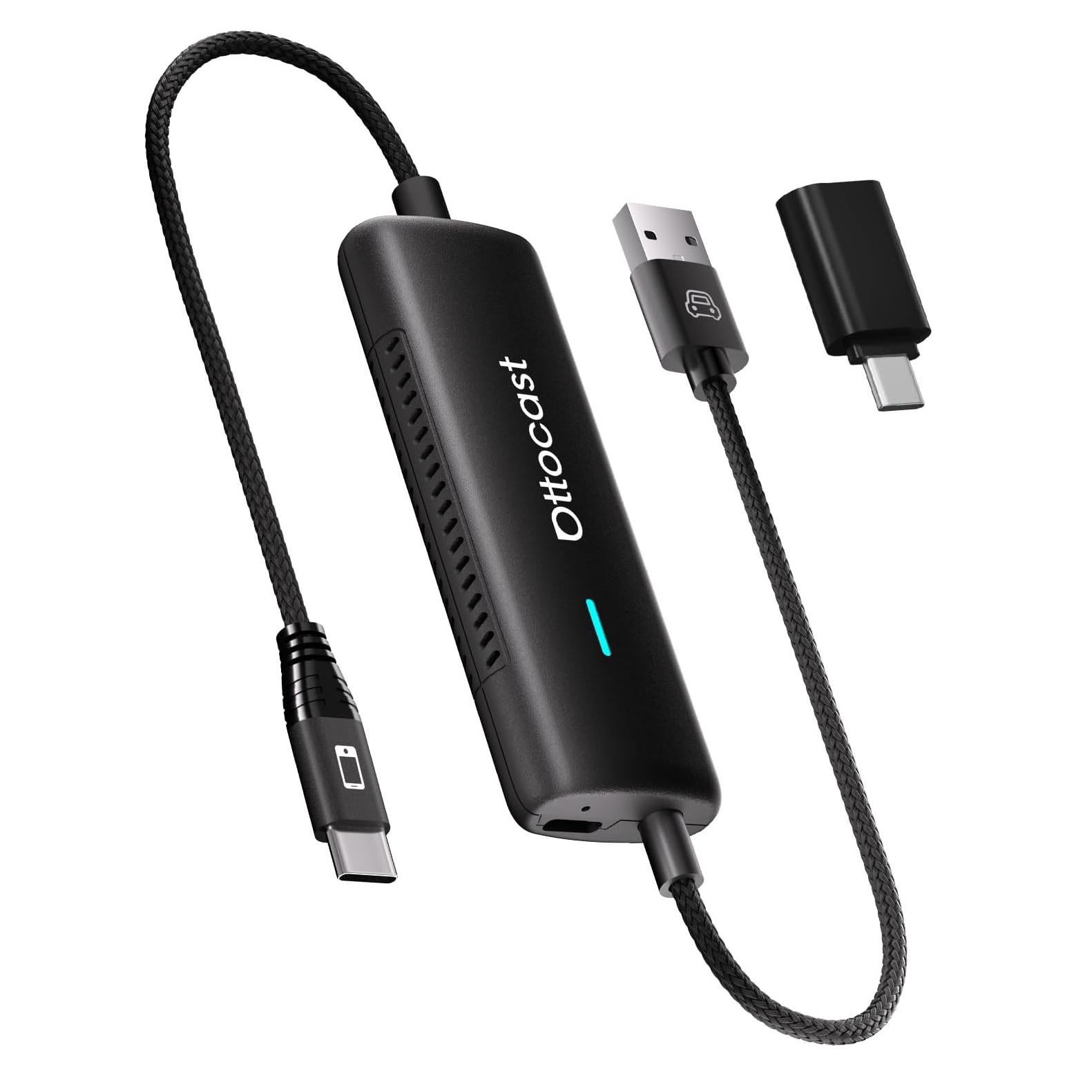 Ottocast Mirror Touch - Adaptador Inalámbrico CarPlay 207g