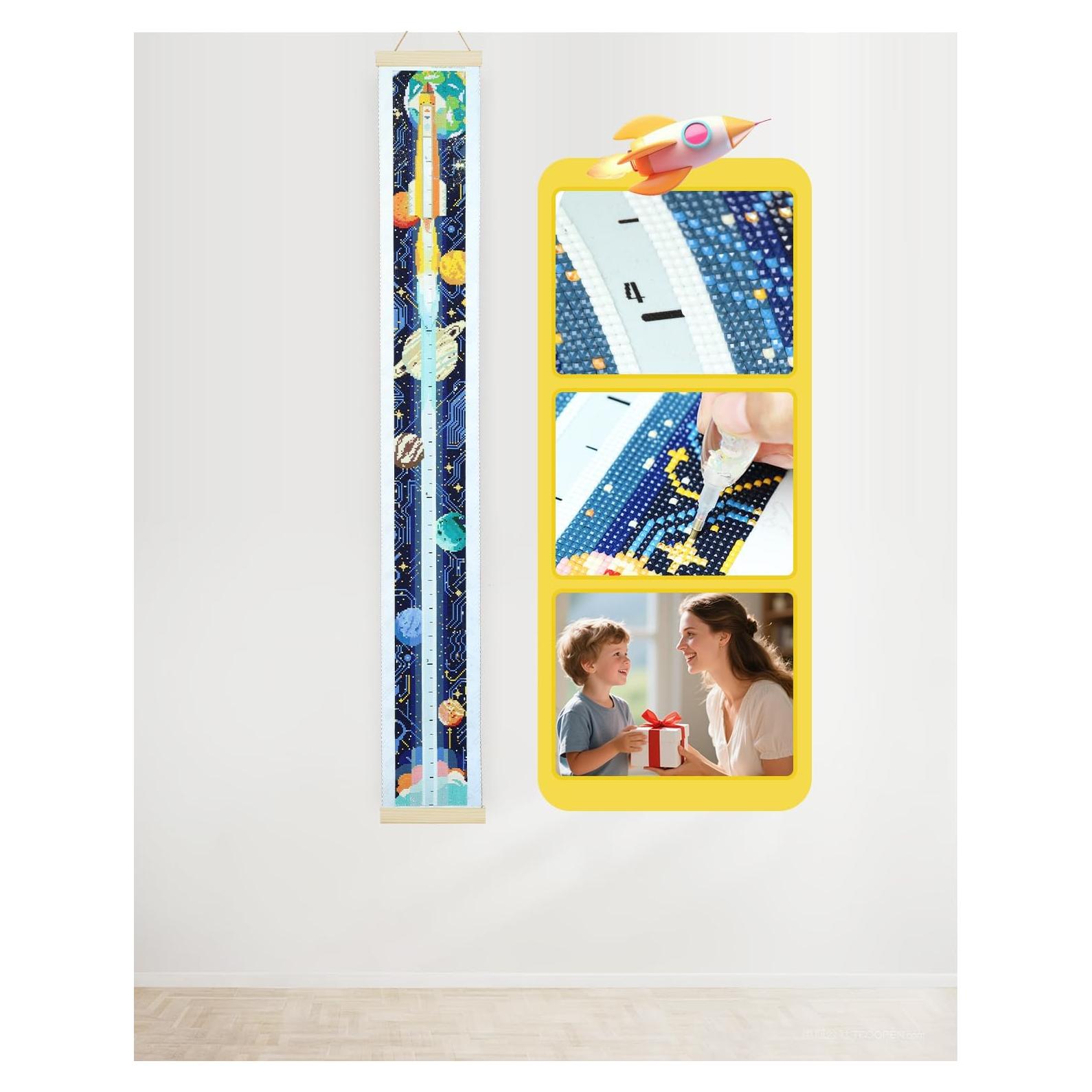 Gráfico de Crecimiento para Pared ForeverYoung Cohete 45.7x71.1cm