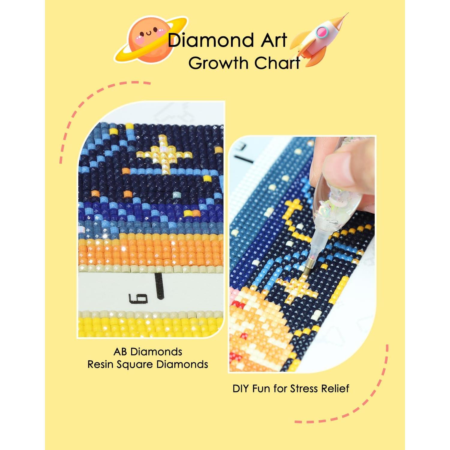 Gráfico de Crecimiento para Pared ForeverYoung Cohete 45.7x71.1cm