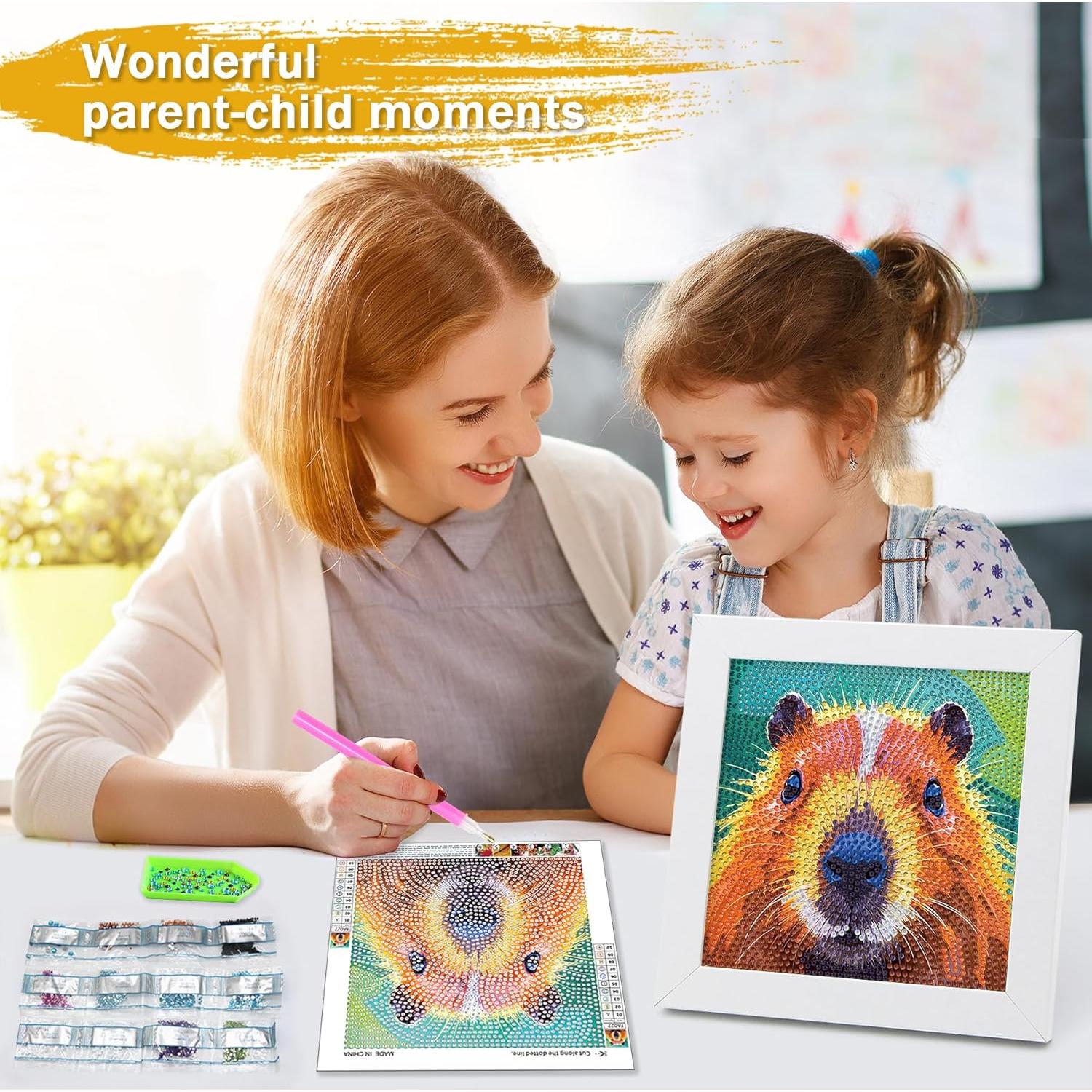 Kit de Pintura de Diamantes Lesaonsy Capibara 15x15cm