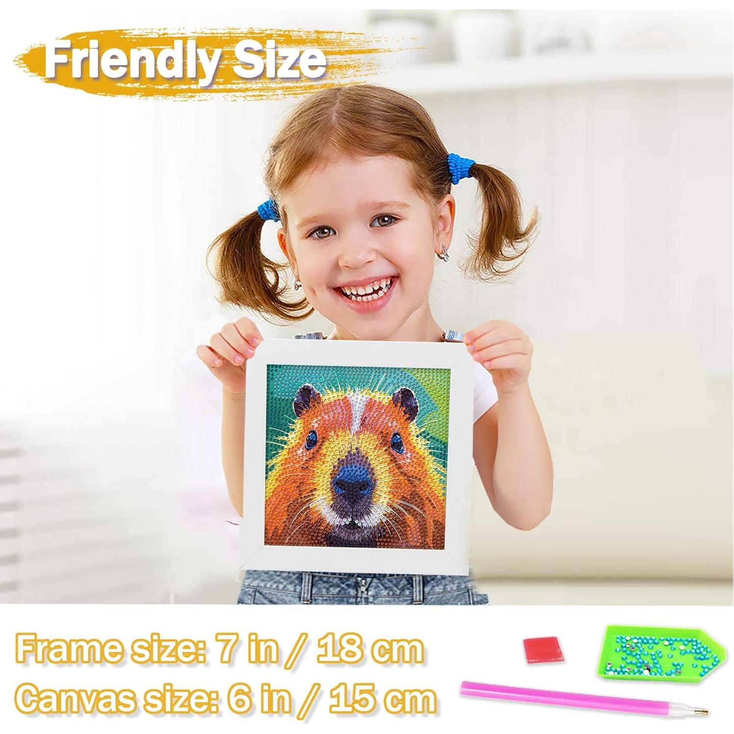 Kit de Pintura de Diamantes Lesaonsy Capibara 15x15cm