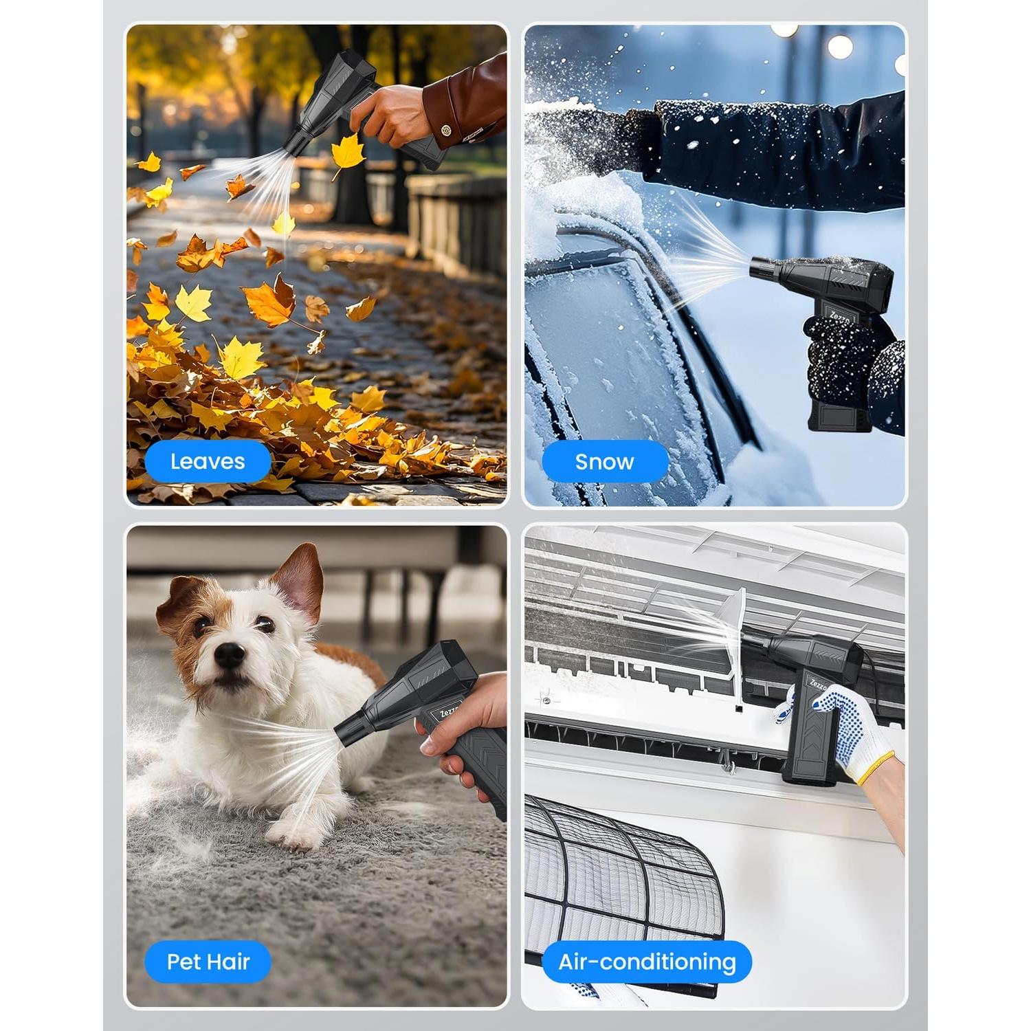 Soplador de Aire Comprimido Zezzo 180000RPM 3 Velocidades