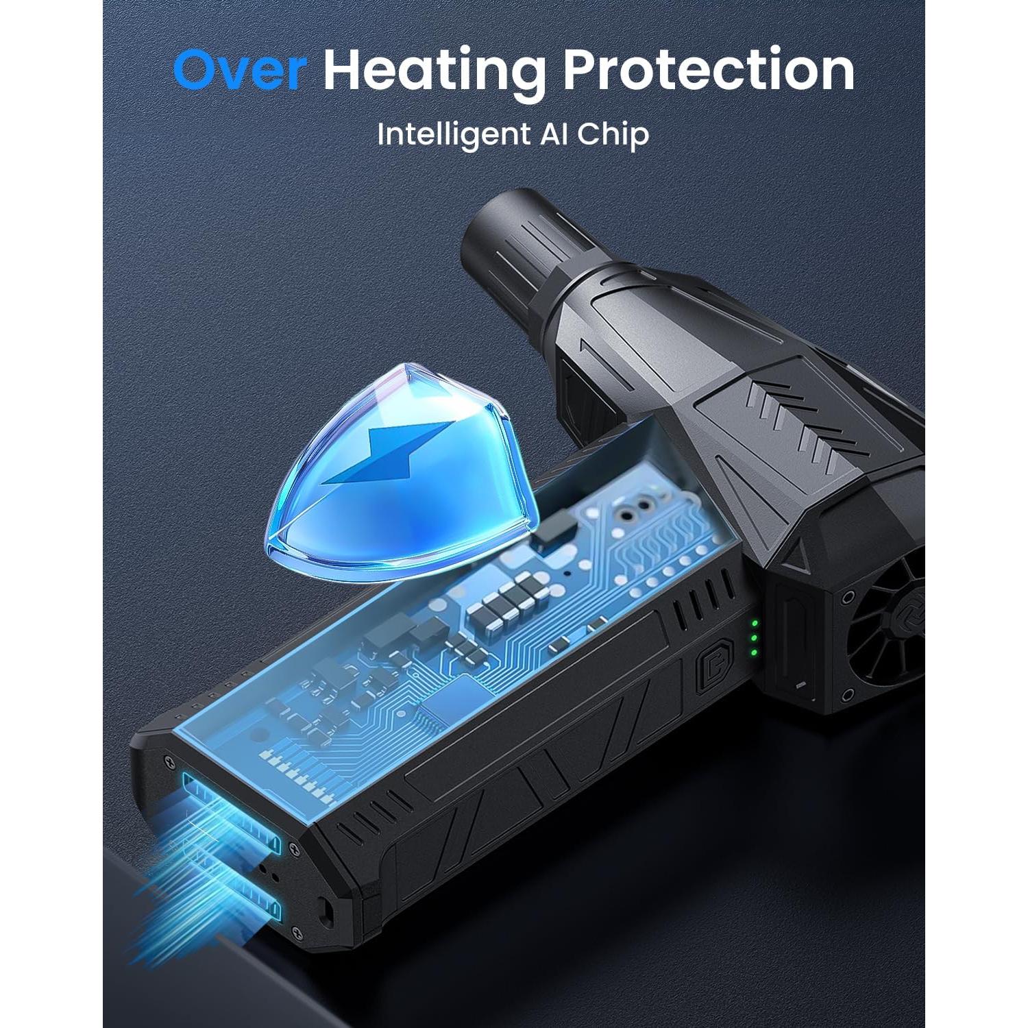 Soplador de Aire Comprimido Zezzo 180000RPM 3 Velocidades