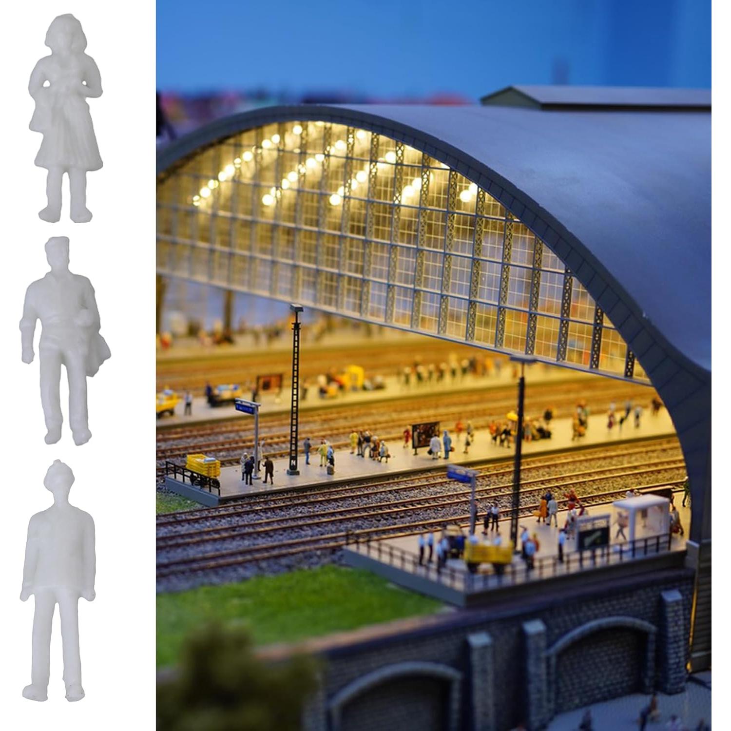 Figuras Arquitectónicas Blancas BQLZR 1:100 Paquete 100 Unidades