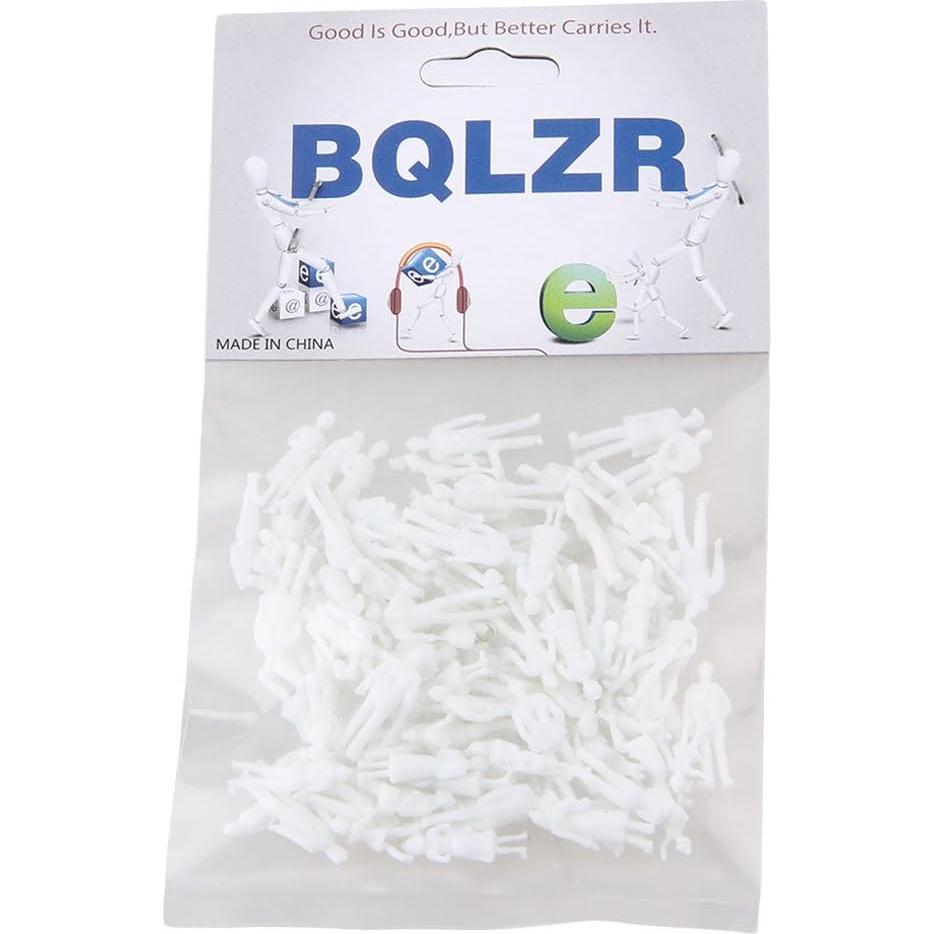 Figuras Arquitectónicas Blancas BQLZR 1:100 Paquete 100 Unidades