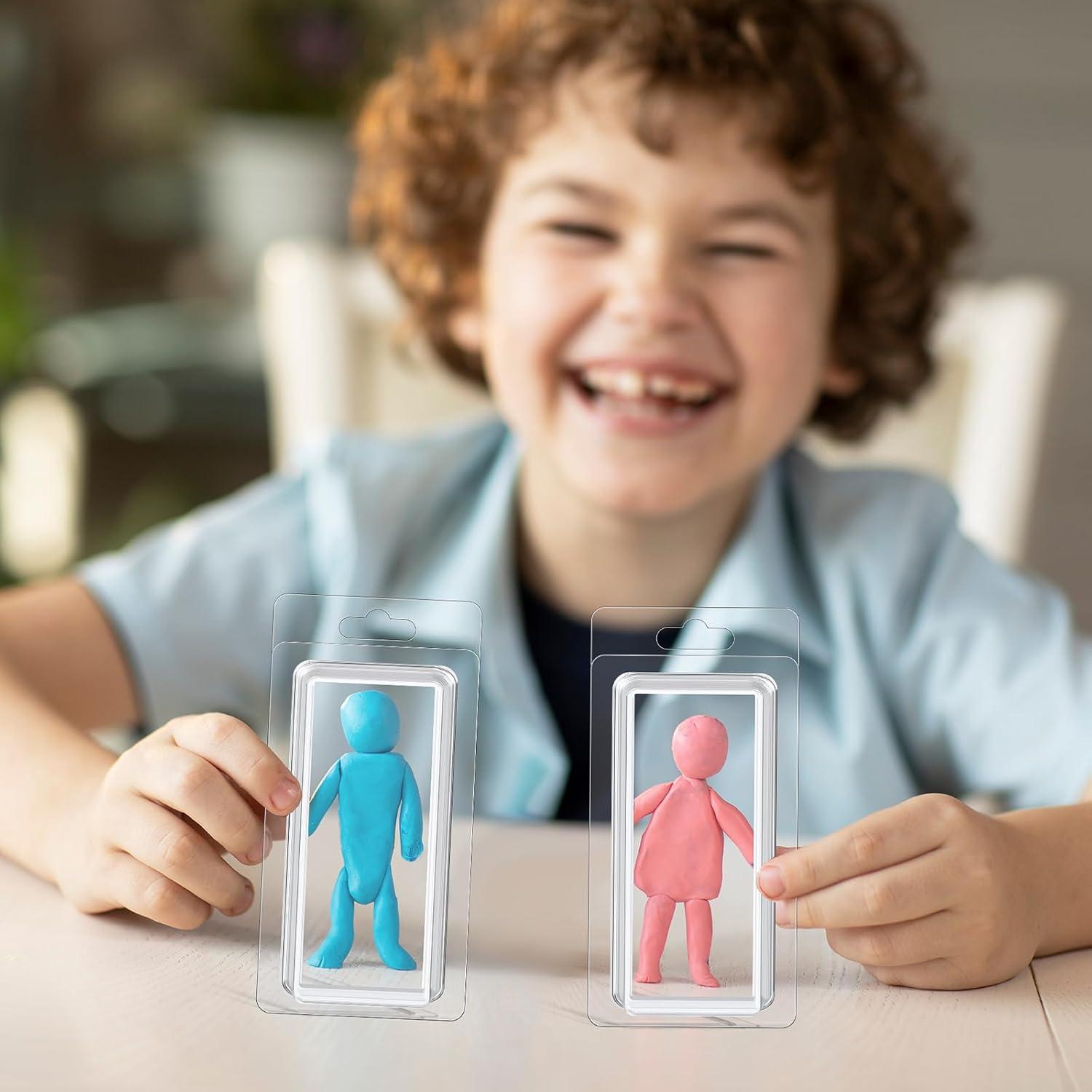 Cajas Protectores de Plástico Blister Wesiti 100 Pcs para Figuras