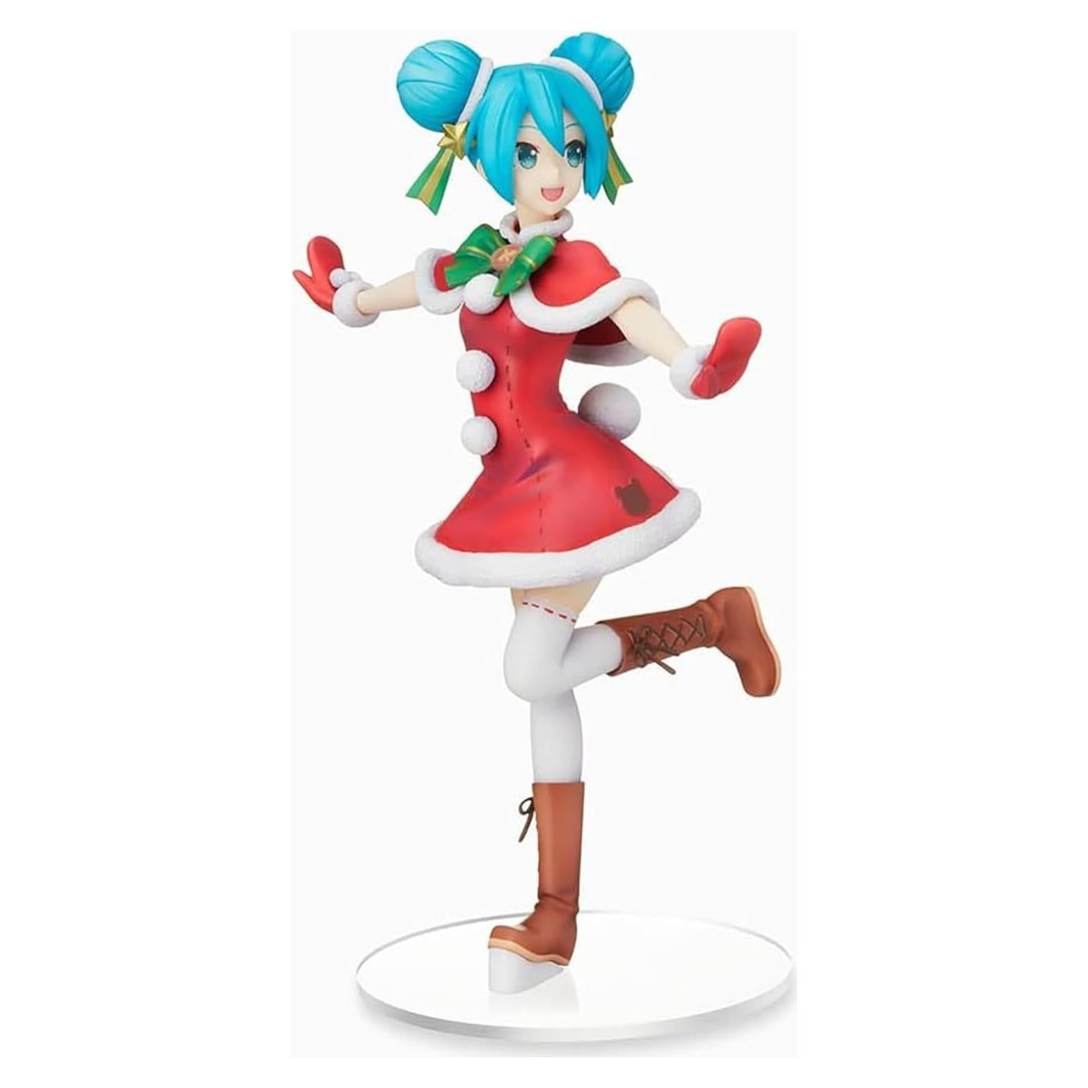 Figura Hatsune Miku Navidad 2021 SEGA 17.8 cm con base