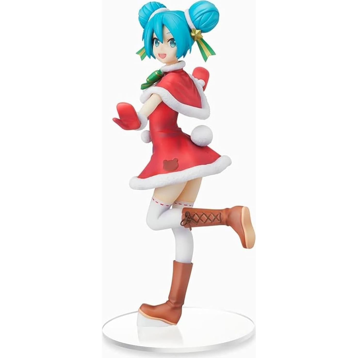 Figura Hatsune Miku Navidad 2021 SEGA 17.8 cm con base