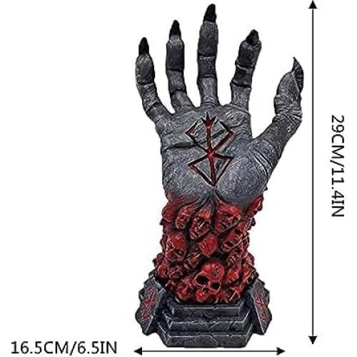 Estatua Berserk Mano de Dios con Huevo Behelit - 16.5x29cm