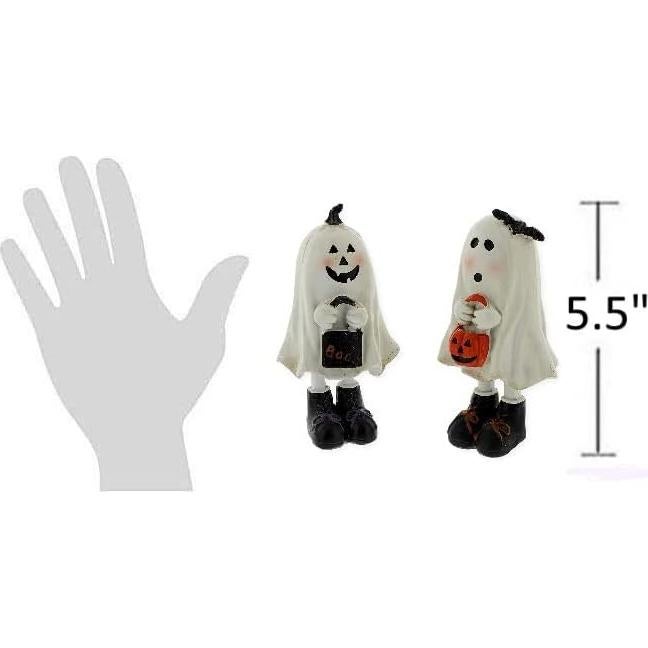 Set de 2 Figuras de Fantasmas de Halloween The Bridge 14 cm