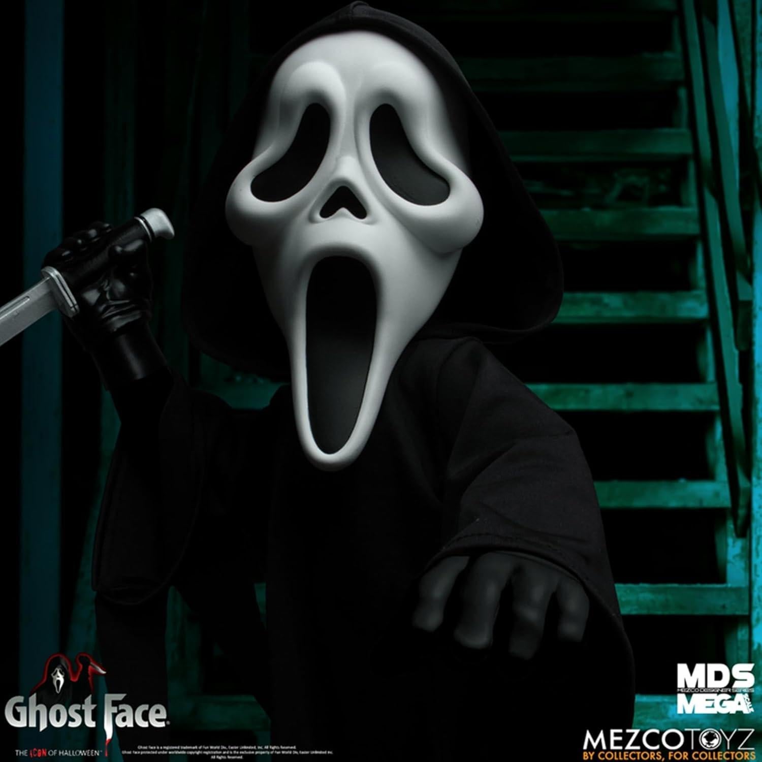 Figura de Colección Ghost Face Mezco MDS Mega Scale 38.1 cm