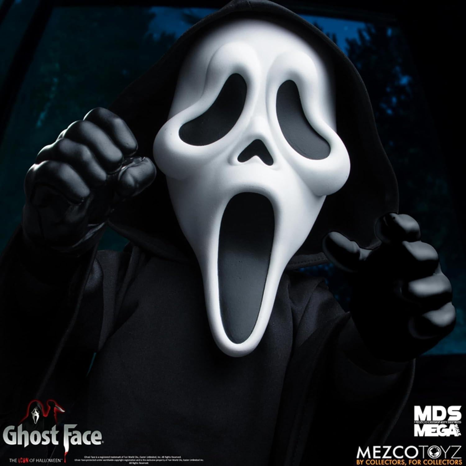 Figura de Colección Ghost Face Mezco MDS Mega Scale 38.1 cm