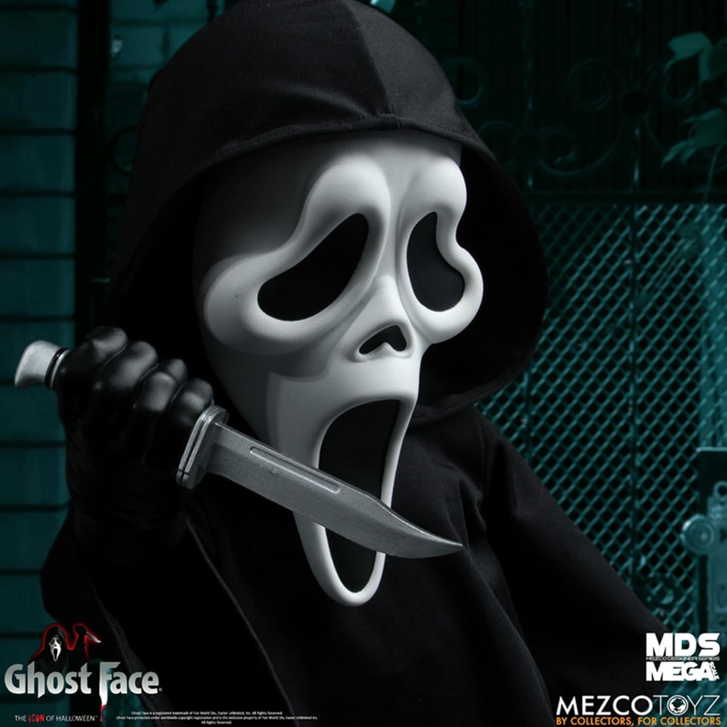 Figura de Colección Ghost Face Mezco MDS Mega Scale 38.1 cm