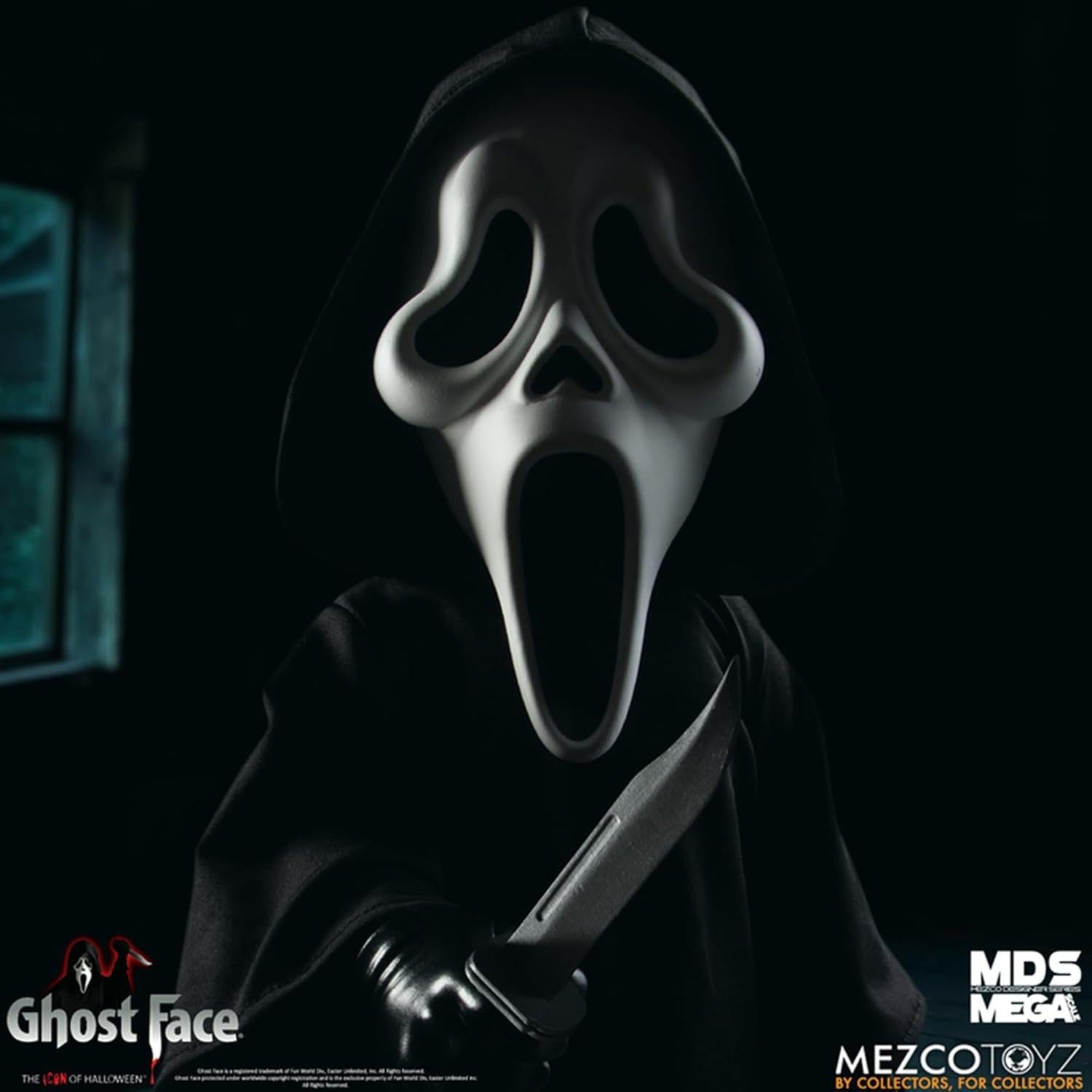 Figura de Colección Ghost Face Mezco MDS Mega Scale 38.1 cm