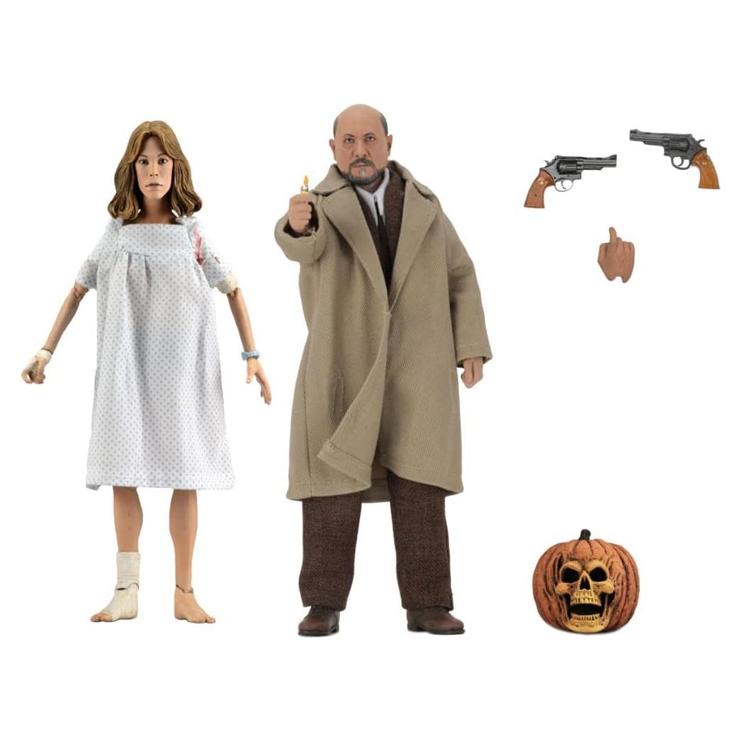 Figuras de Acción NECA Halloween 2 Dr. Loomis y Laurie Strode 2-pack