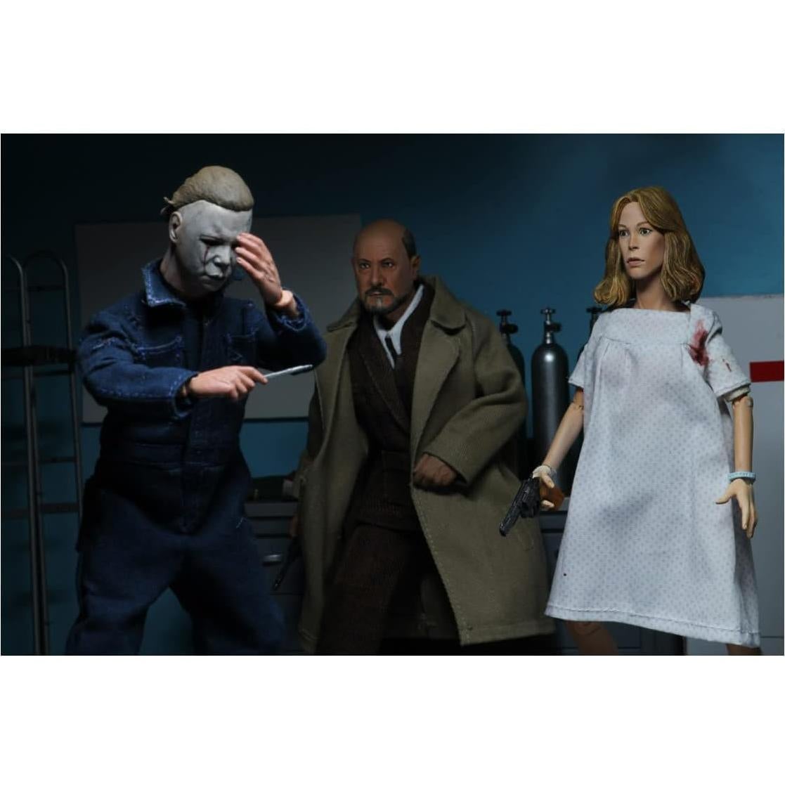 Figuras de Acción NECA Halloween 2 Dr. Loomis y Laurie Strode 2-pack
