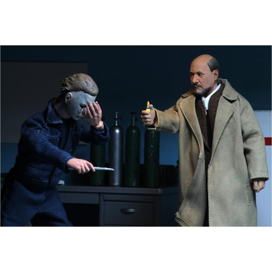 Figuras de Acción NECA Halloween 2 Dr. Loomis y Laurie Strode 2-pack